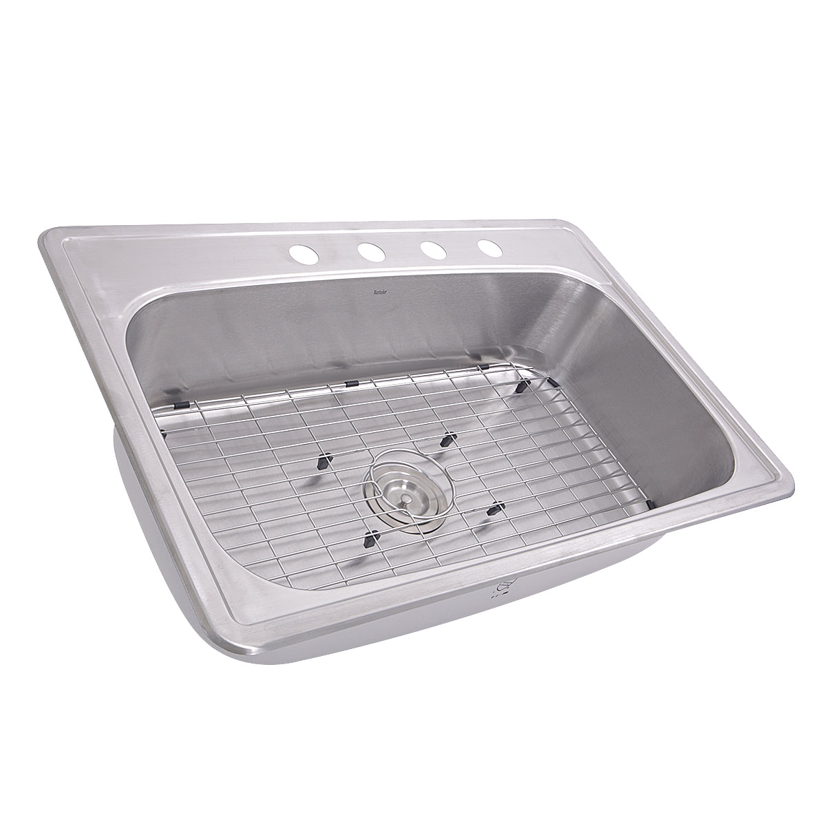 Alternate Image for Nantucket Sinks Madaket 33" Stainless Steel Kitchen Sink, 18 Gauge, NS3322-8