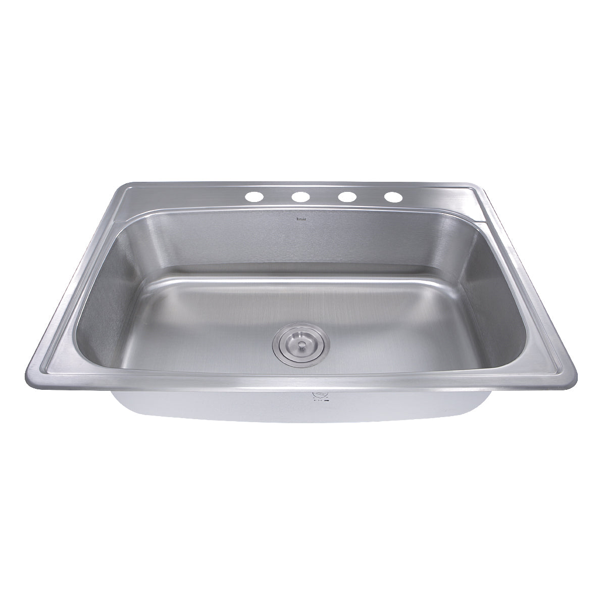 Alternate Image for Nantucket Sinks Madaket 33" Stainless Steel Kitchen Sink, 18 Gauge, NS3322-8