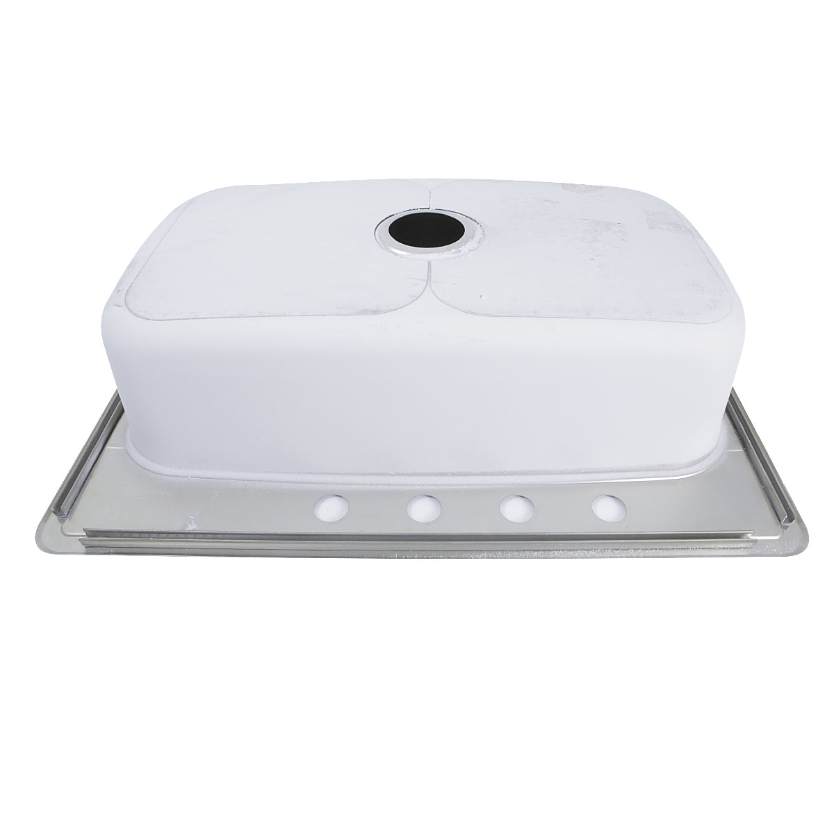 Alternate Image for Nantucket Sinks Madaket 33" Stainless Steel Kitchen Sink, 18 Gauge, NS3322-8