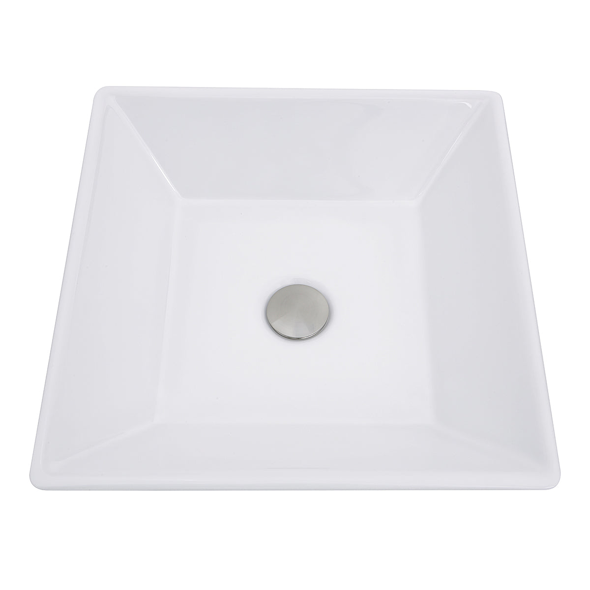 Main Image for Nantucket Sinks Brant Point 16" Ceramic Bathroom Vessel Sink, White, NSV109