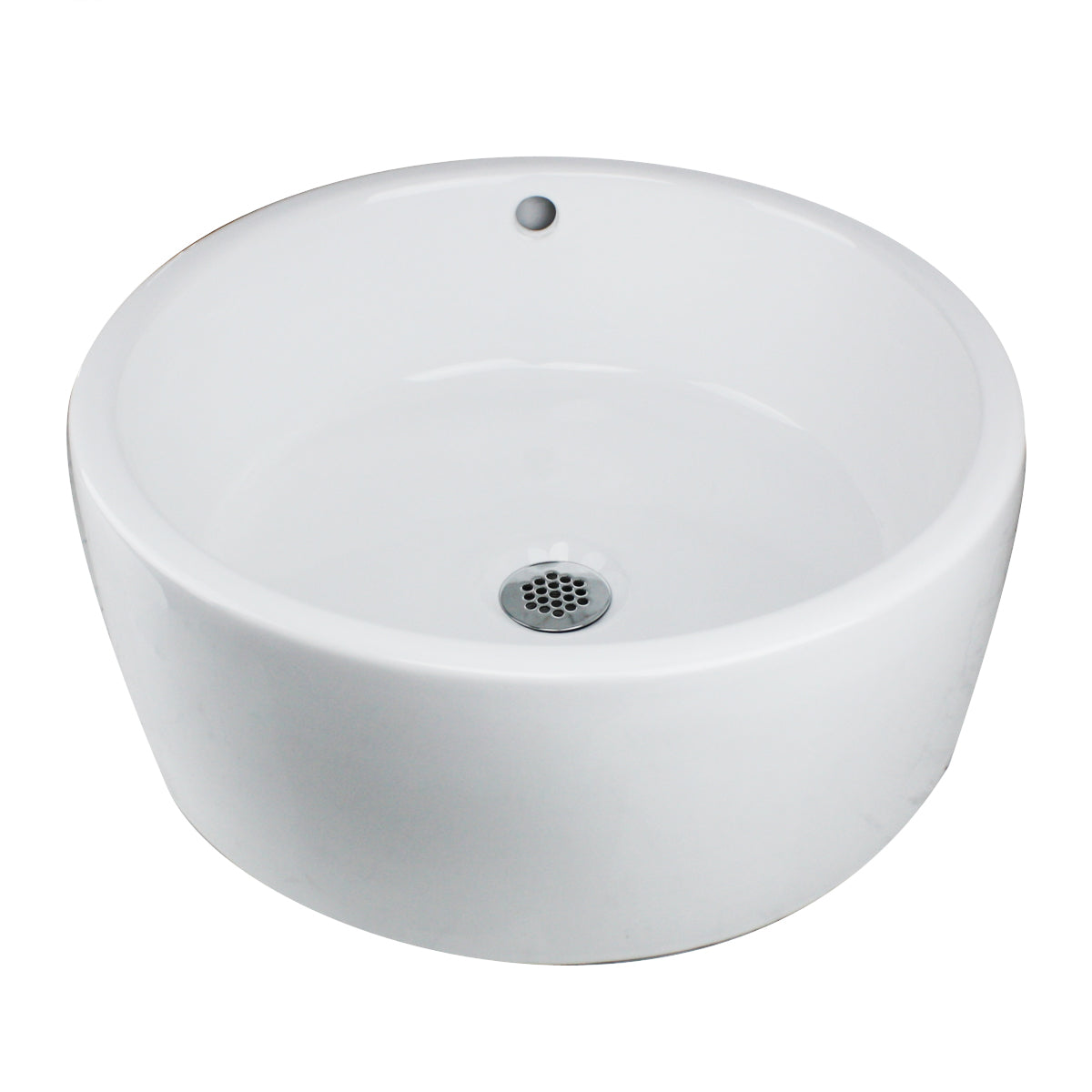 Main Image for Nantucket Sinks Brant Point 17" Ceramic Bathroom Vessel Sink, White, NSV213