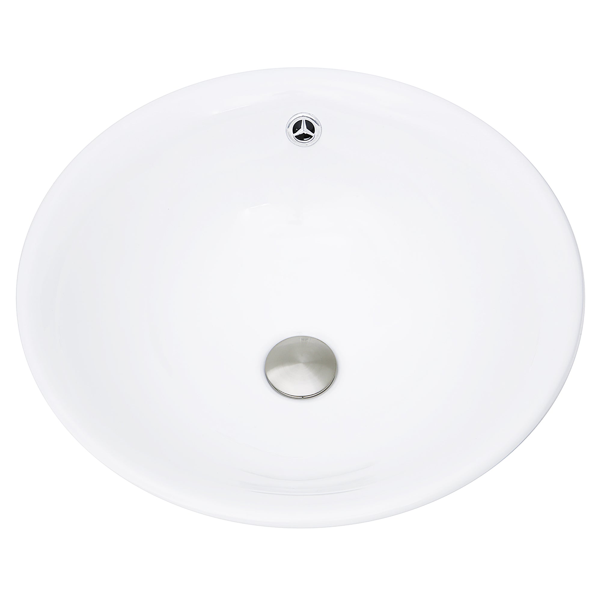Main Image for Nantucket Sinks Brant Point 17" Ceramic Bathroom Vessel Sink, White, NSV218
