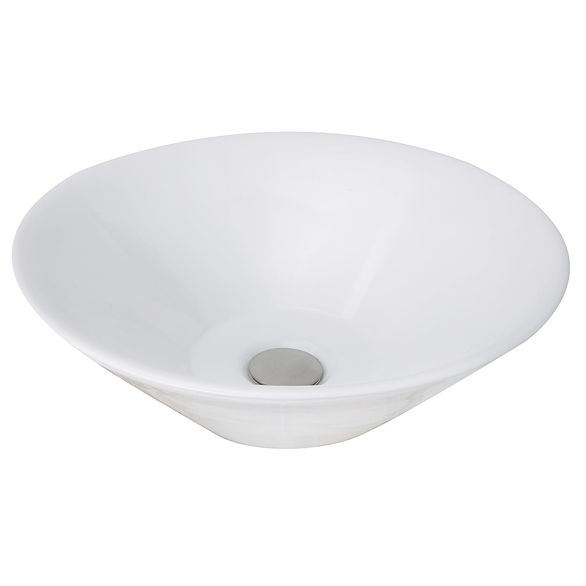 Main Image for Nantucket Sinks Brant Point 17" Ceramic Bathroom Vessel Sink, White, NSV222
