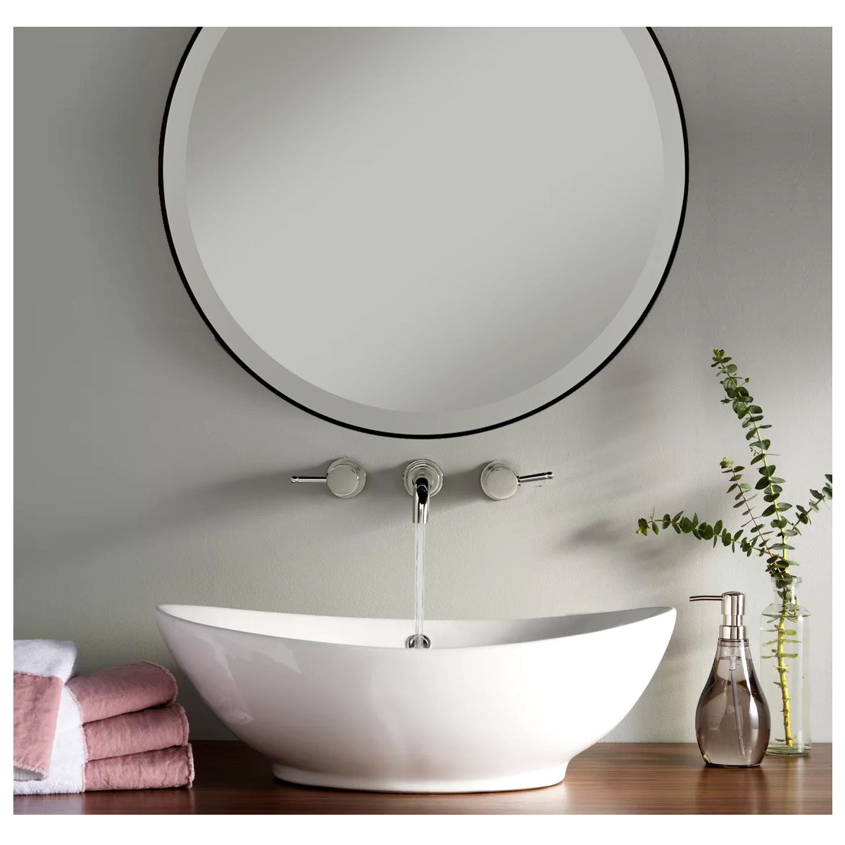 Main Image for Nantucket Sinks Brant Point 23" Ceramic Bathroom Vessel Sink, White, NSV305