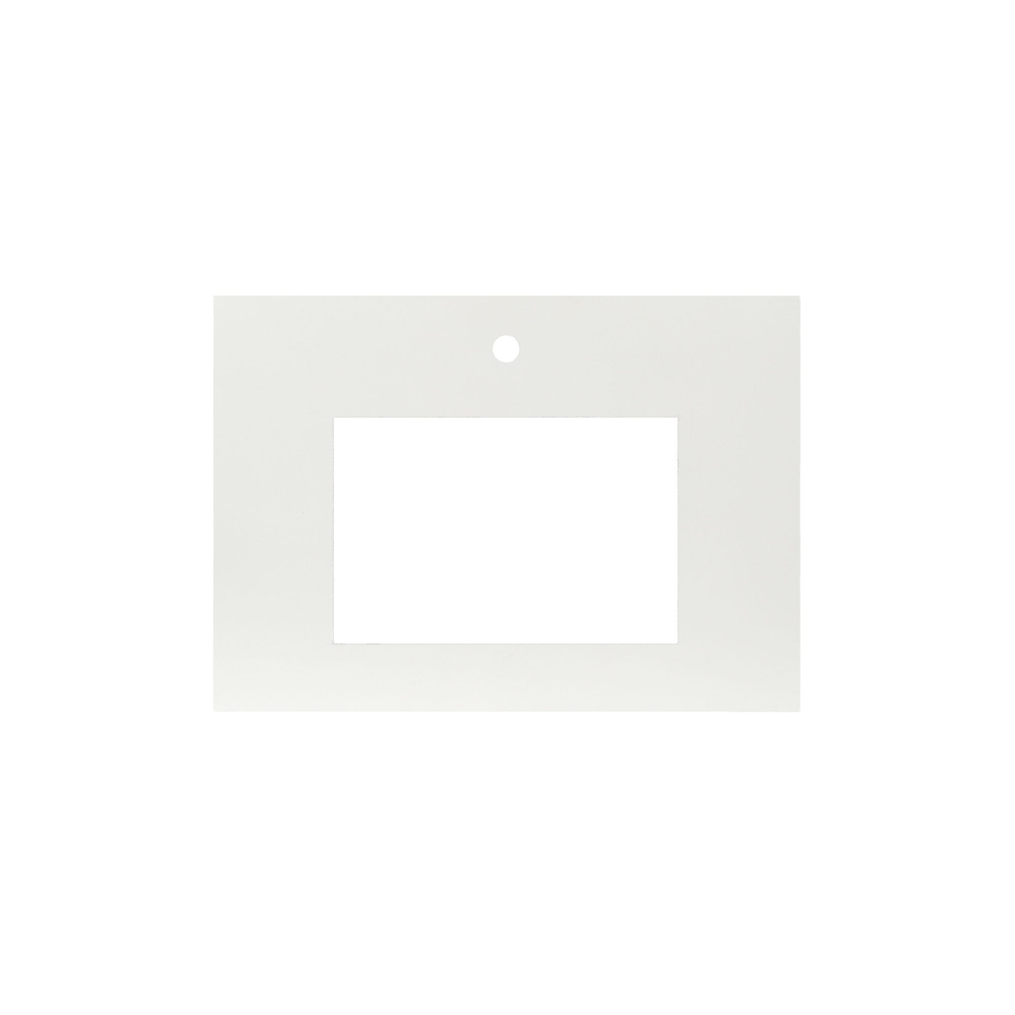 Native Trails 30" NativeStone Vanity Top in Pearl- Rectangle with Single Hole Cutout, NSV30-PR1