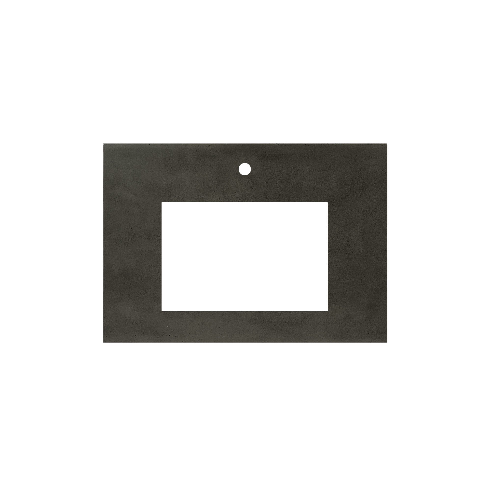 Native Trails 30" NativeStone Vanity Top in Slate- Rectangle with Single Hole Cutout, NSV30-SR1