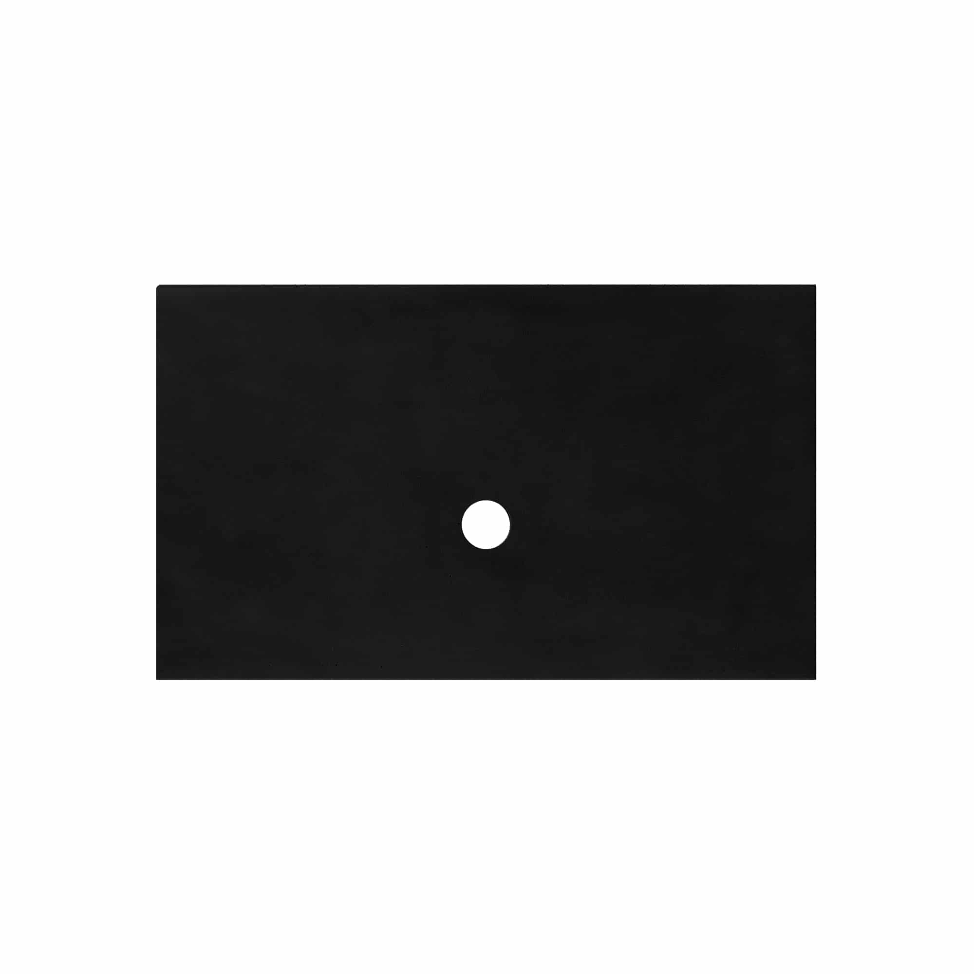 Native Trails 36" Native Stone ADA Vanity Top in Charcoal, Vessel Cutout with No Faucet Hole, NSV36-CV