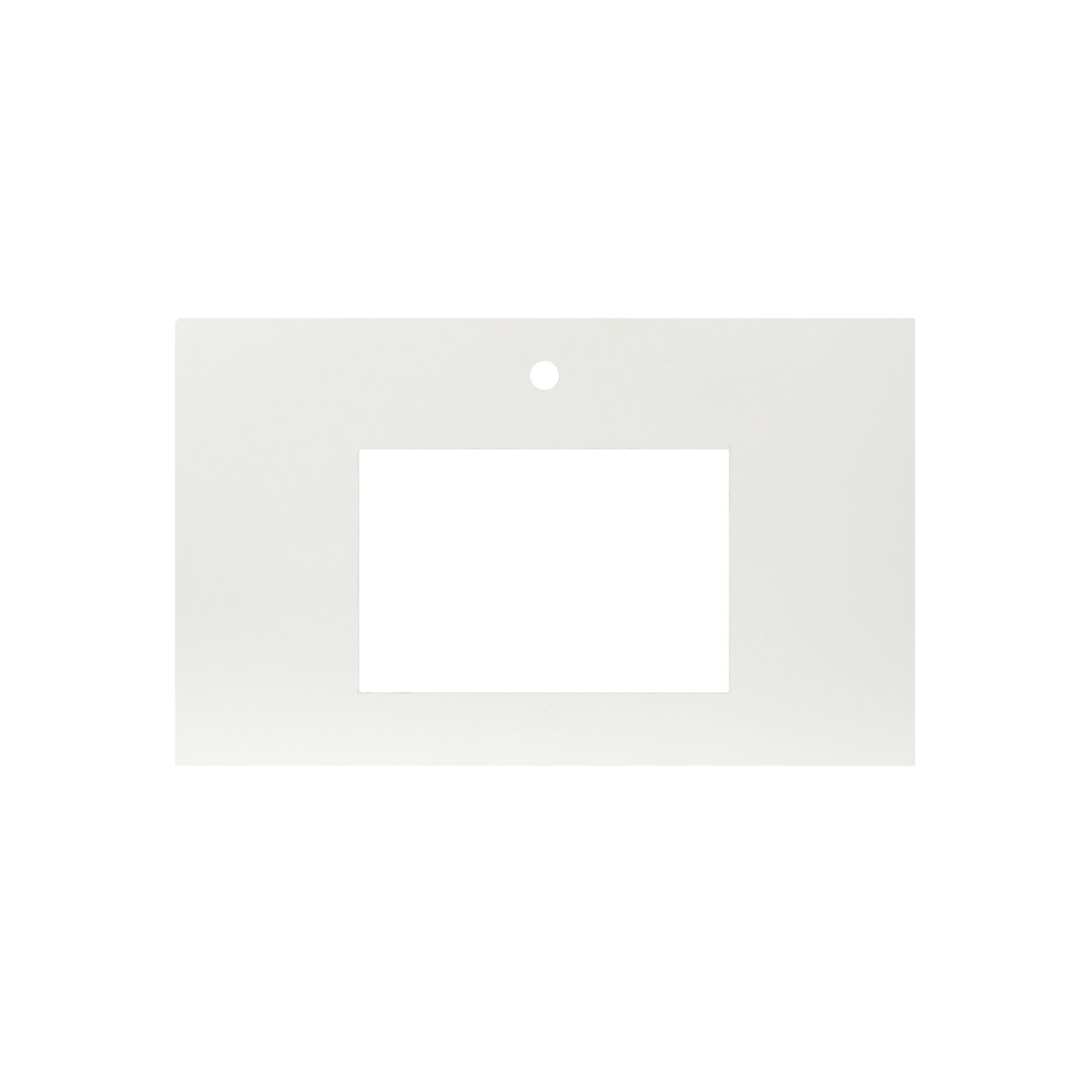 Native Trails 36" NativeStone Vanity Top in Pearl- Rectangle with Single Hole Cutout, NSV36-PR1