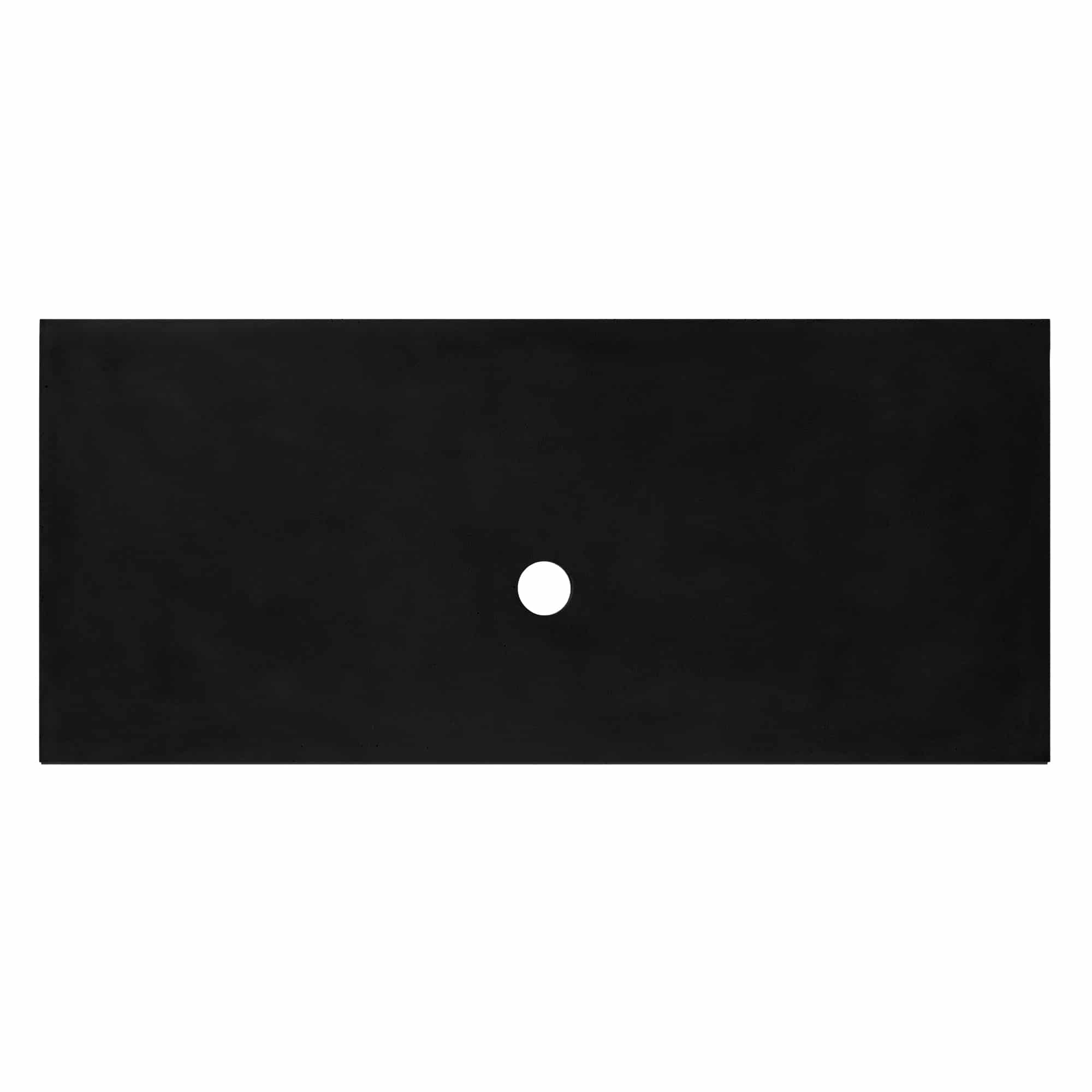 Native Trails 48" Native Stone ADA Vanity Top in Charcoal, Vessel Cutout with No Faucet Hole, NSV48-CV