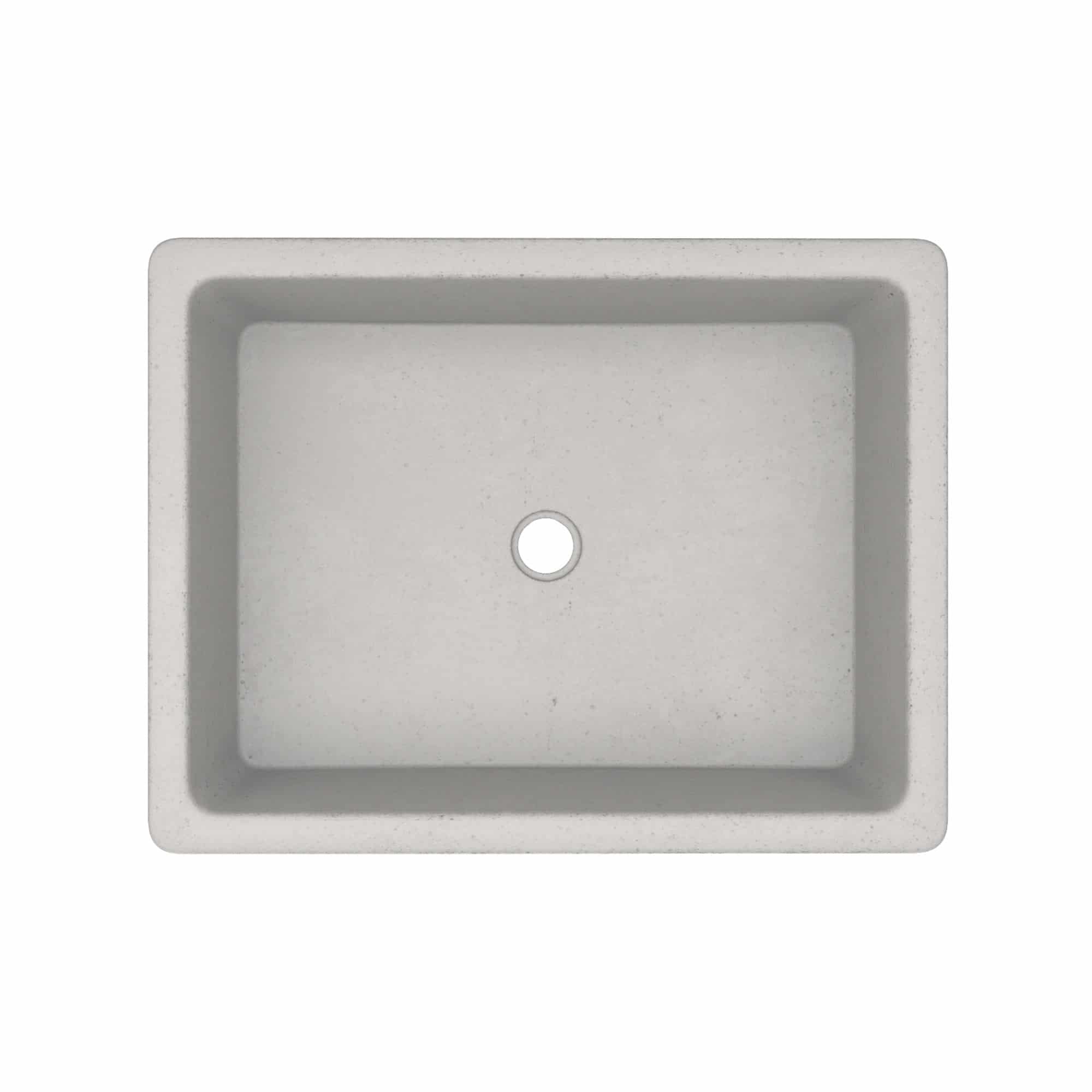 Alternate Image for Native Trails Nipomo 20" Rectangle NativeStone Concrete Farmhouse Bathroom Sink, Ash, NSL1915-A