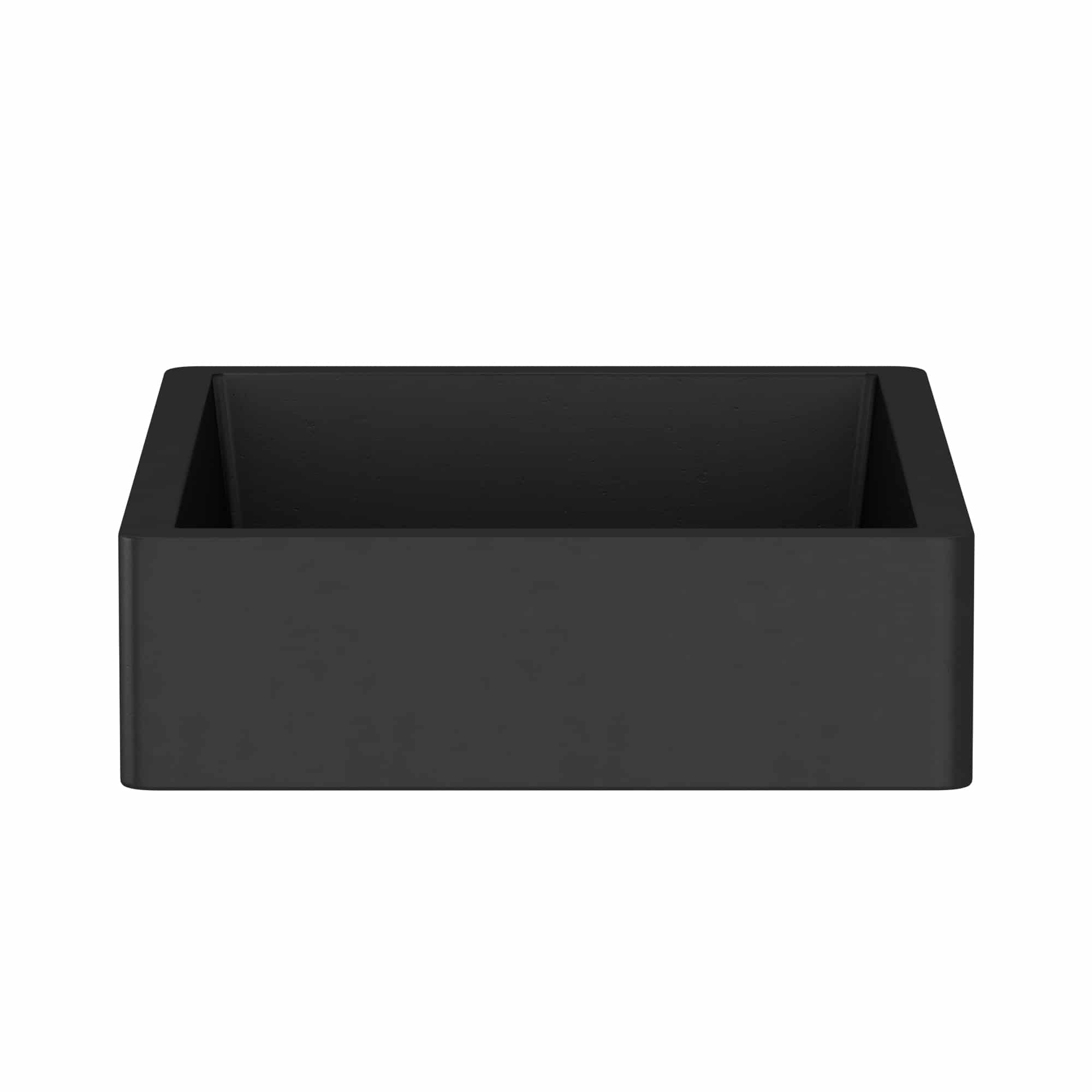 Alternate Image for Native Trails Nipomo 19.5" x 15" Rectangle NativeStone Concrete ADA Farmhouse Bathroom Sink, Charcoal, NSL1915-C