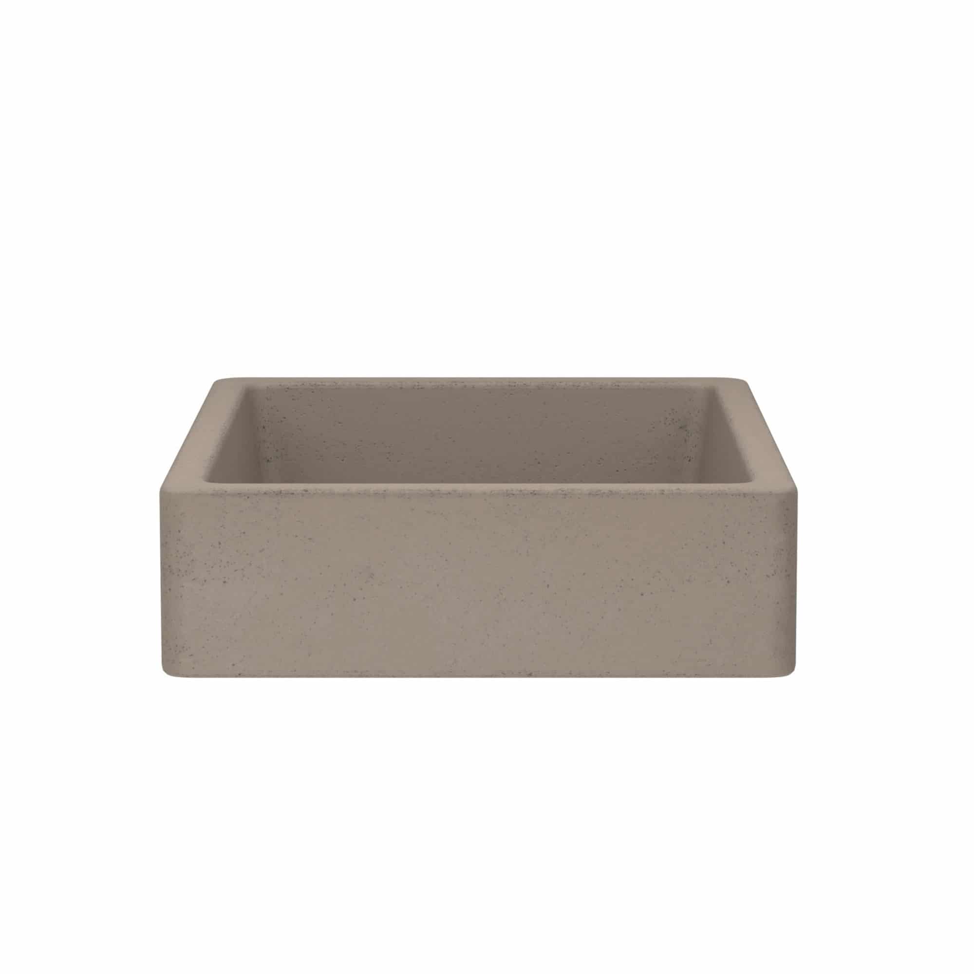 Alternate Image for Native Trails Nipomo 20" Rectangle NativeStone Concrete Farmhouse Bathroom Sink, Earth, NSL1915-E