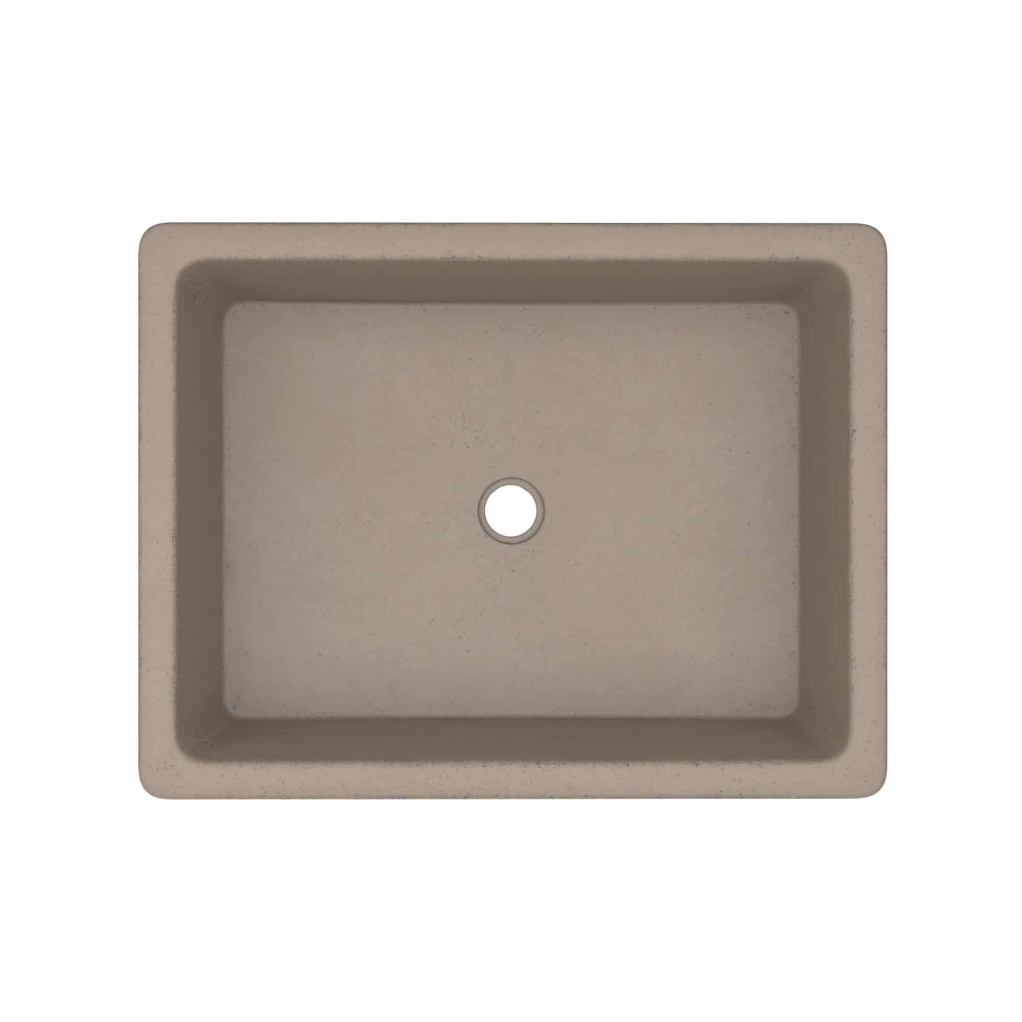 Alternate Image for Native Trails Nipomo 20" Rectangle NativeStone Concrete Farmhouse Bathroom Sink, Earth, NSL1915-E