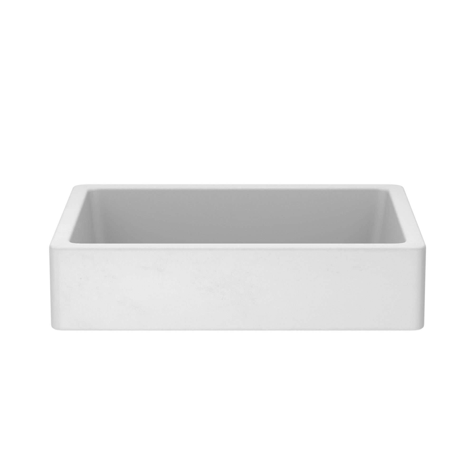 Native Trails Nipomo 20" Rectangle NativeStone Concrete Farmhouse Bathroom Sink, Pearl, NSL1915-P