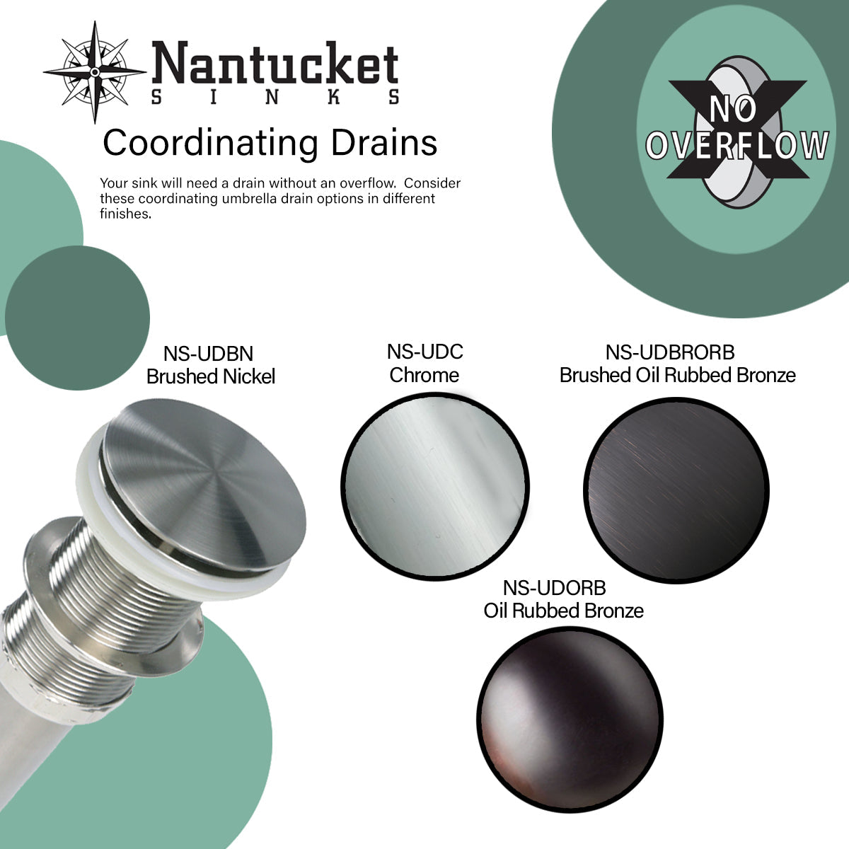 Alternate Image for Nantucket Sinks Brightwork Home 18" Stainless Steel Bathroom Sink, OVS