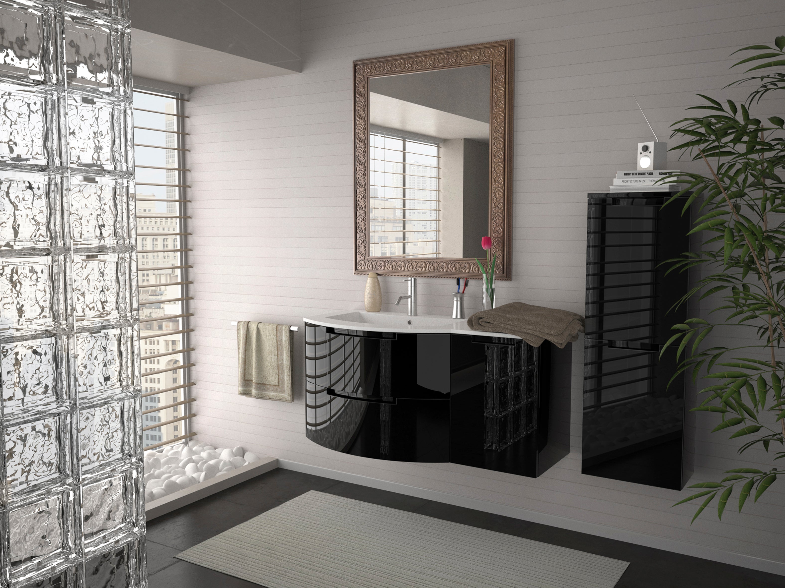 Latoscana 43" Modern Bathroom Vanity, Right Side Cabinet, Oasi Series - The Sink Boutique