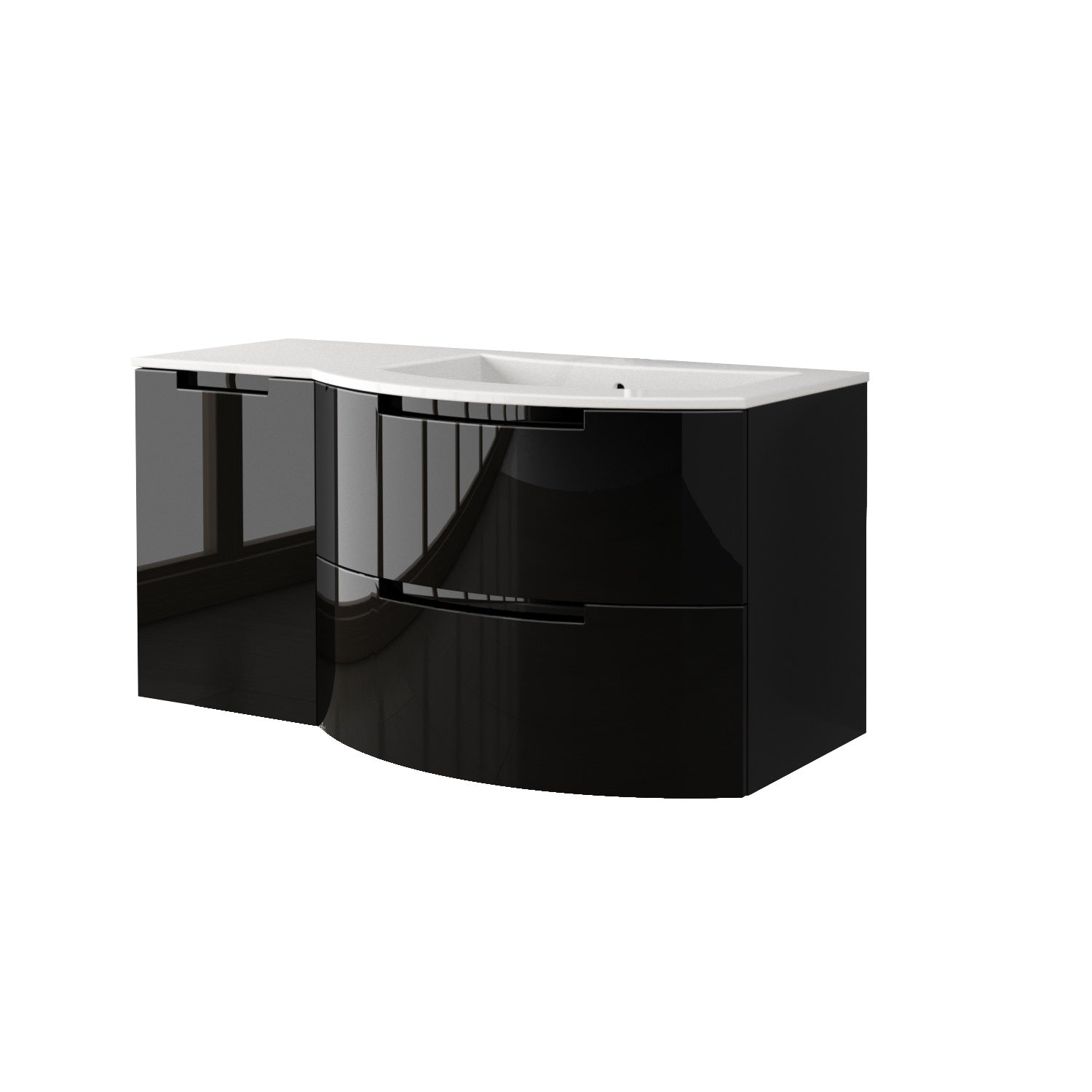 Latoscana 43" Modern Bathroom Vanity, Left Side Cabinet, Oasi Series - The Sink Boutique