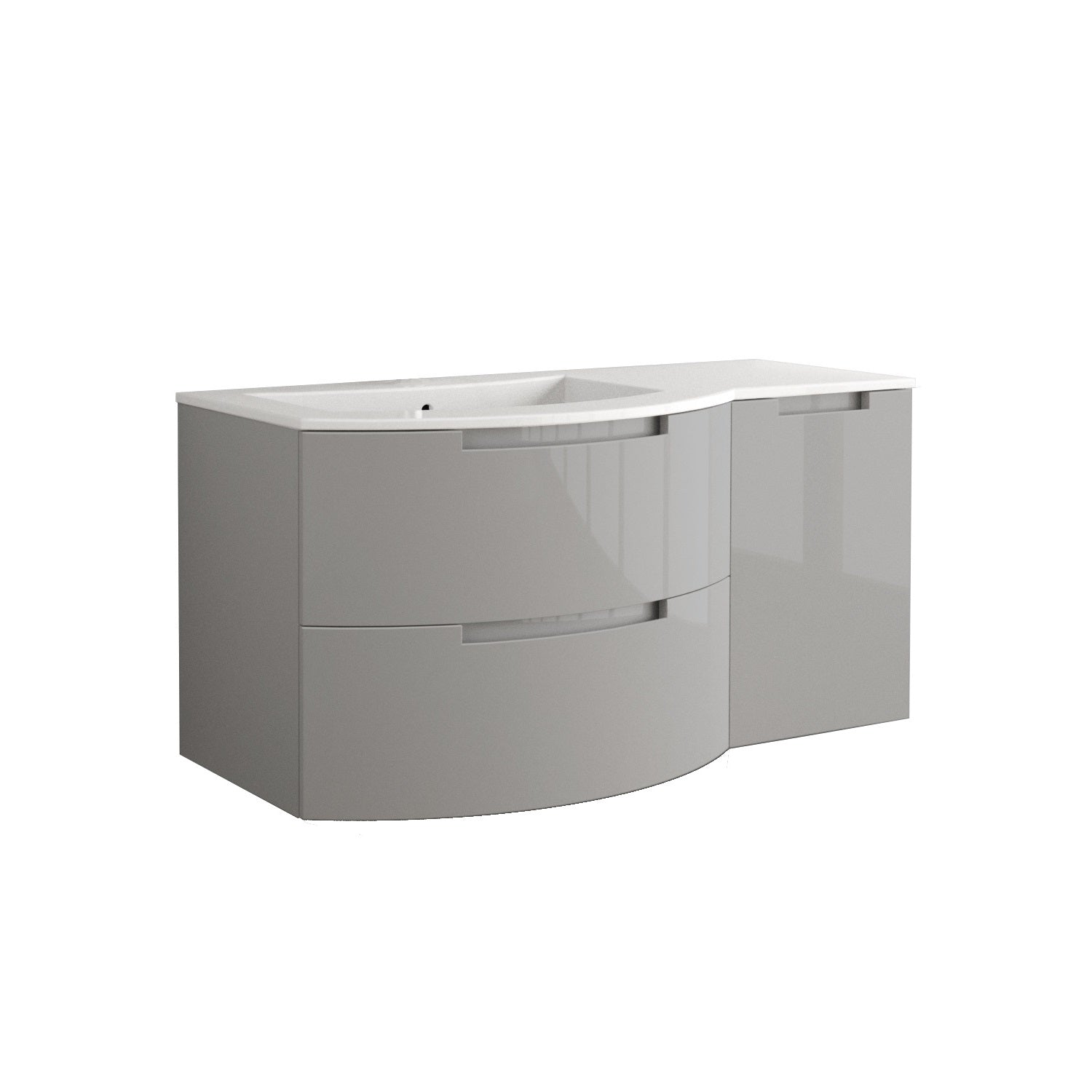 Latoscana 53" Modern Bathroom Vanity, Right Side Cabinet, Oasi Series, OA53OPT2 - The Sink Boutique