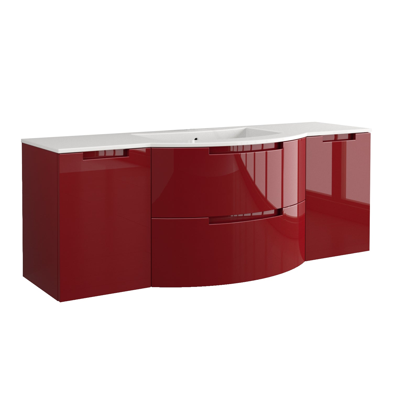 Alternate Image for Latoscana 57" Modern Bathroom Vanity, Oasi Series, OA57OPT4