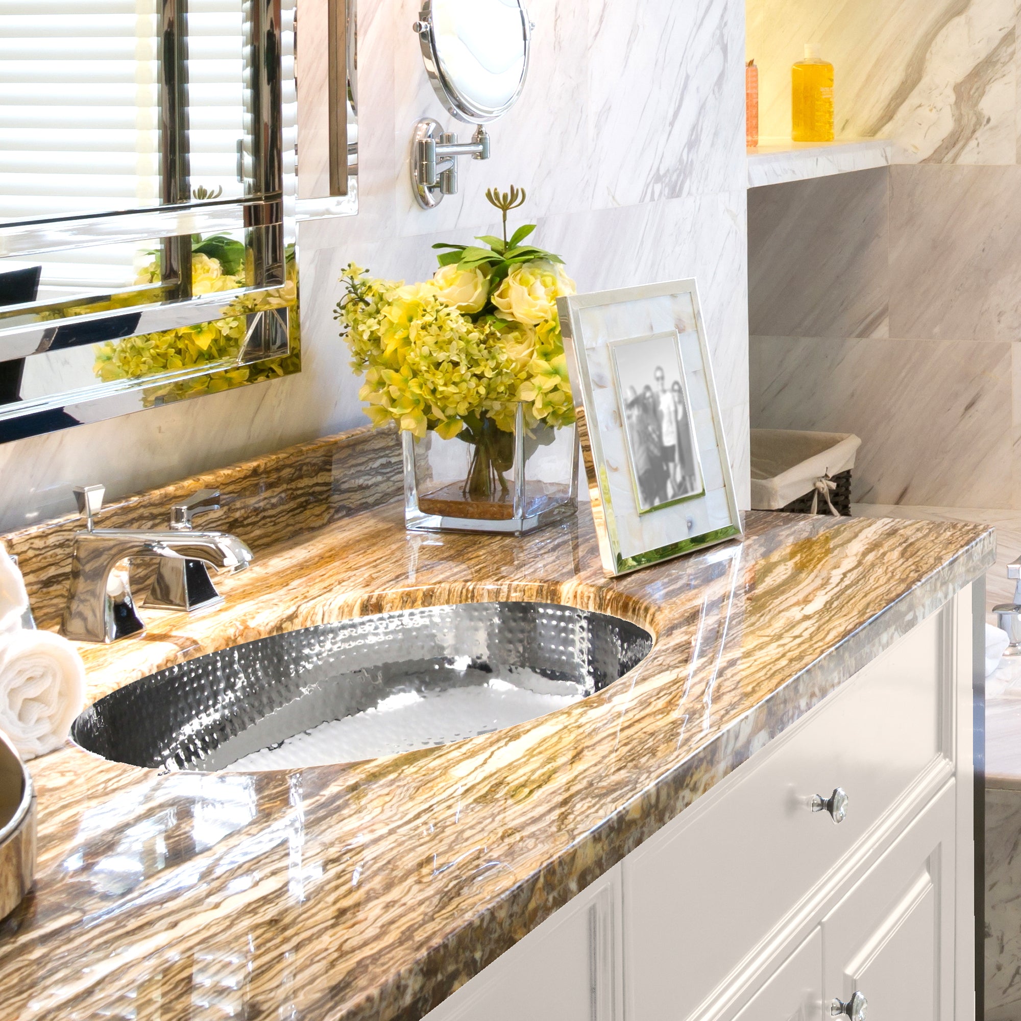 Alternate Image for Nantucket Sinks Brightwork Home 18" Stainless Steel Bathroom Sink, OVS