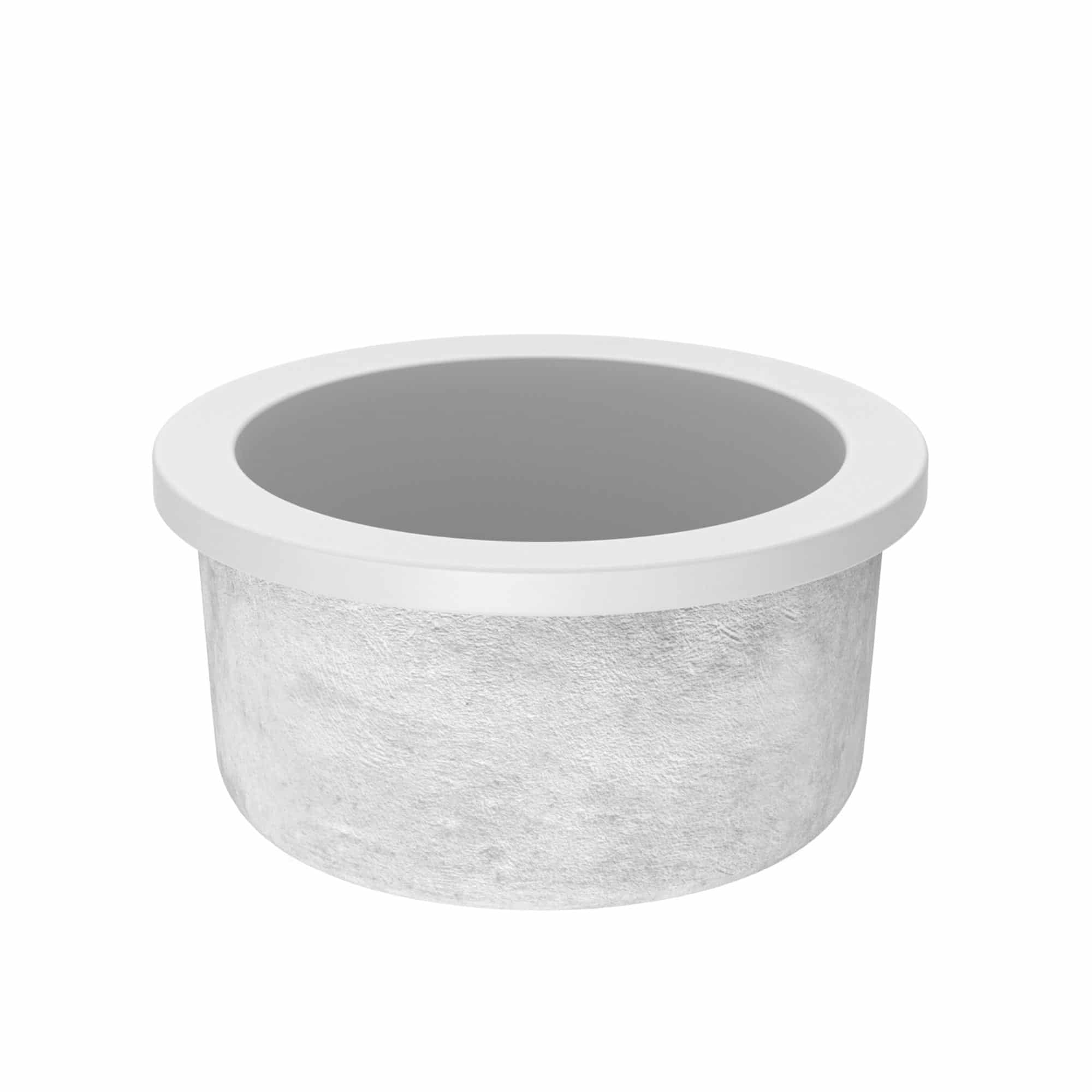 Native Trails Olivos 16" NativeStone Concrete Bar/Prep Sink, Pearl, NSB1607-P