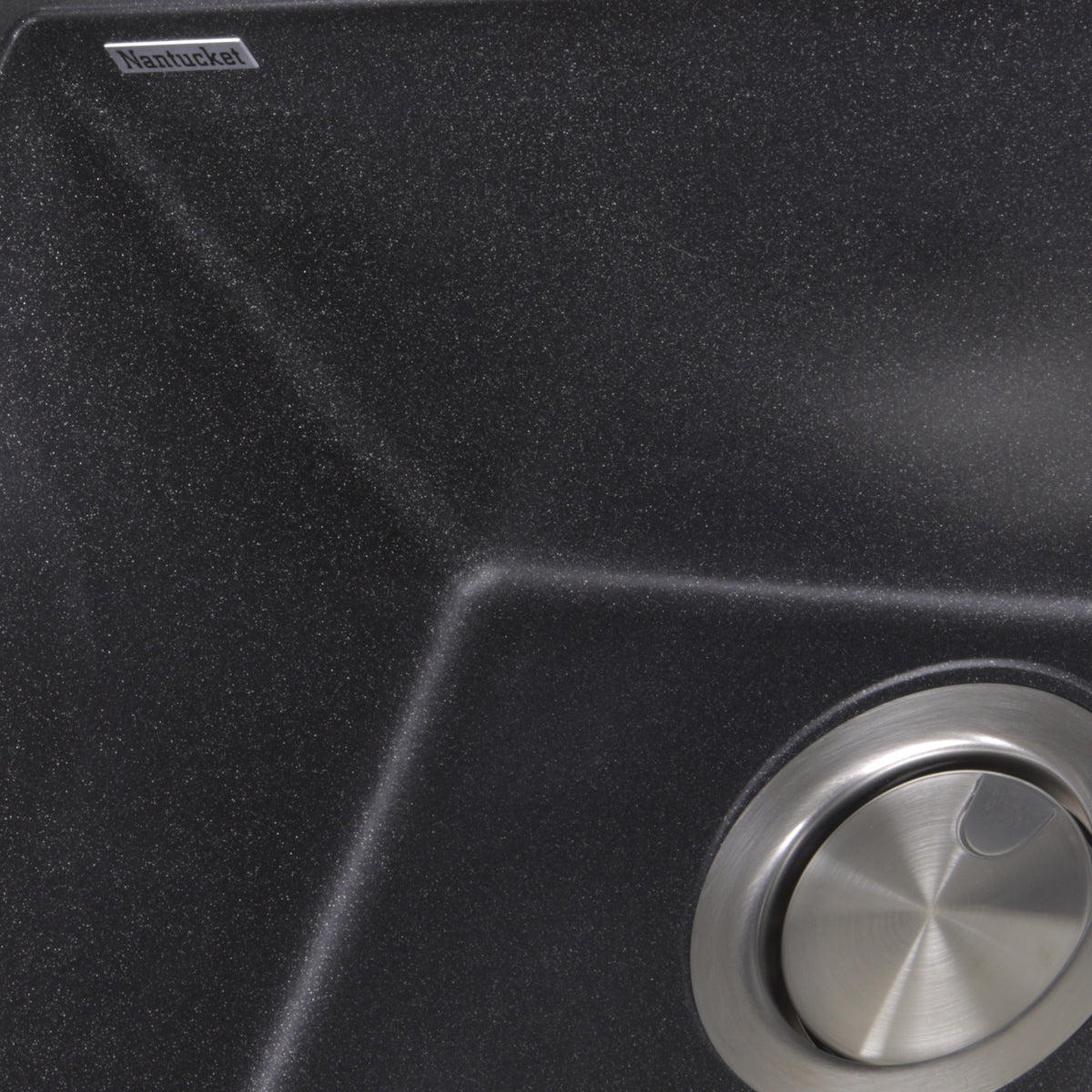 Alternate Image for Nantucket Sinks Plymouth 16" Granite Composite Bar Sink, Black, PR1716-BL