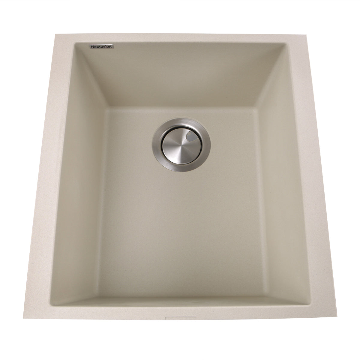 Alternate Image for Nantucket Sinks Plymouth 16" Granite Composite Bar Sink, Sand, PR1716-S