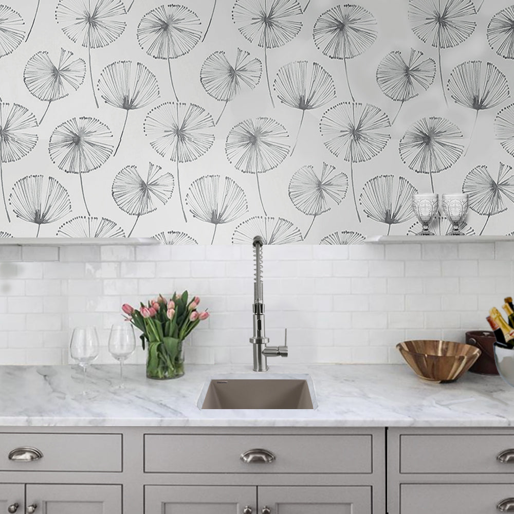 Alternate Image for Nantucket Sinks Plymouth 16" Granite Composite Bar Sink, Truffle, PR1716-TR