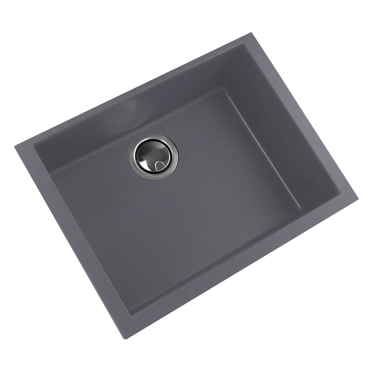 Alternate Image for Nantucket Sinks Plymouth 24" Granite Composite Kitchen Sink, Titanium, PR2418-TI