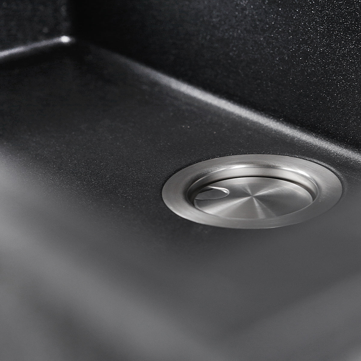 Alternate Image for Nantucket Sinks Plymouth 30" Granite Composite Kitchen Sink, Black, PR3018-BL