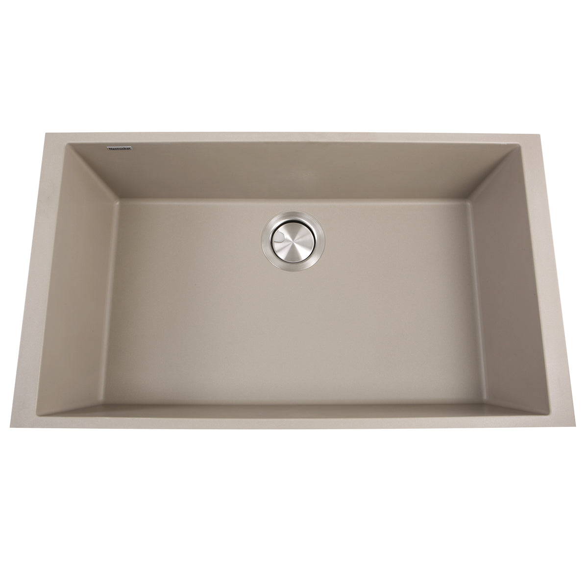 Nantucket Sinks Plymouth 30" Granite Composite Kitchen Sink, Truffle, PR3018-TR - The Sink Boutique