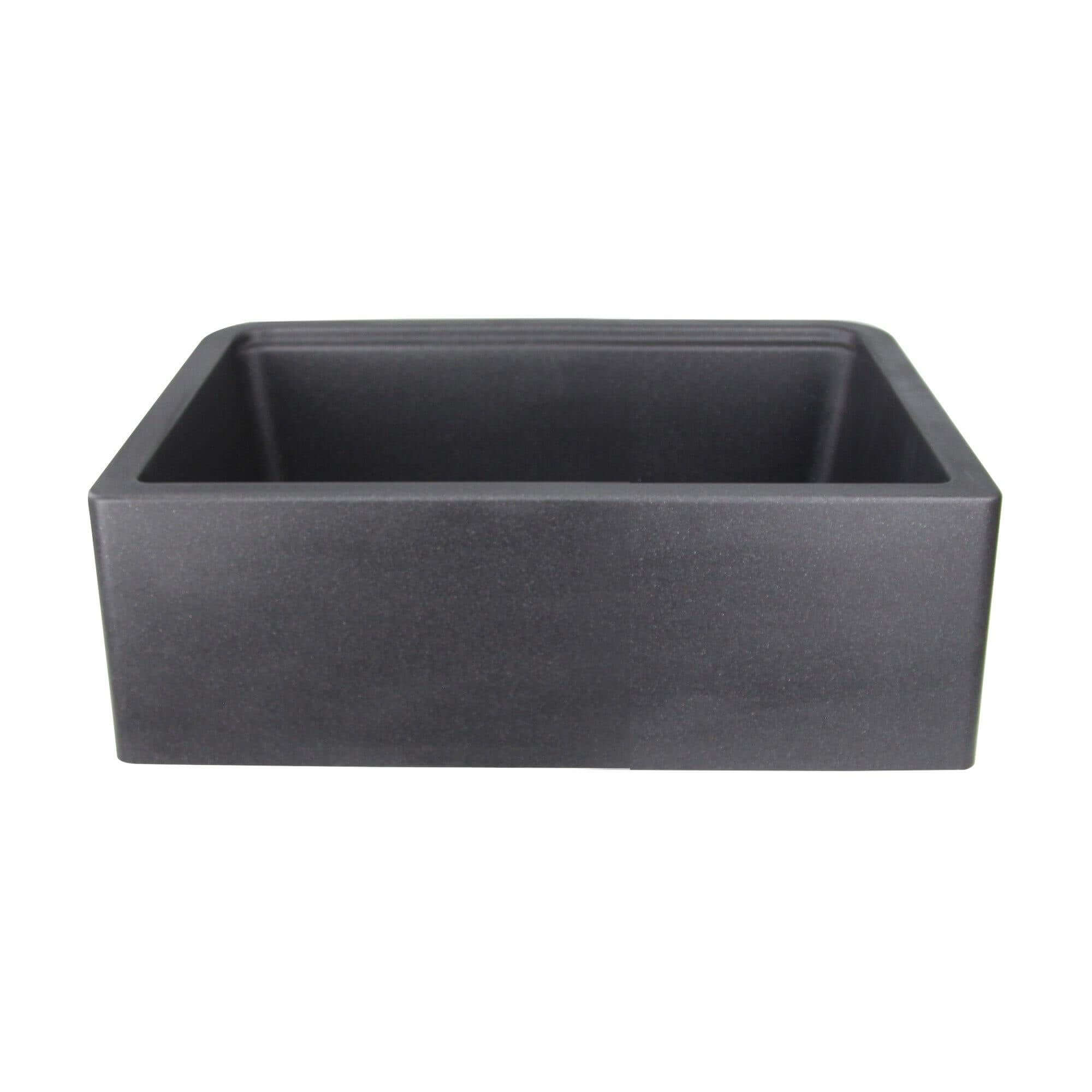 Alternate Image for Nantucket Sinks Rockport 30" Granite Composite Workstation Farmhouse Sink with Accessories, Black, PR3020-APS-BL