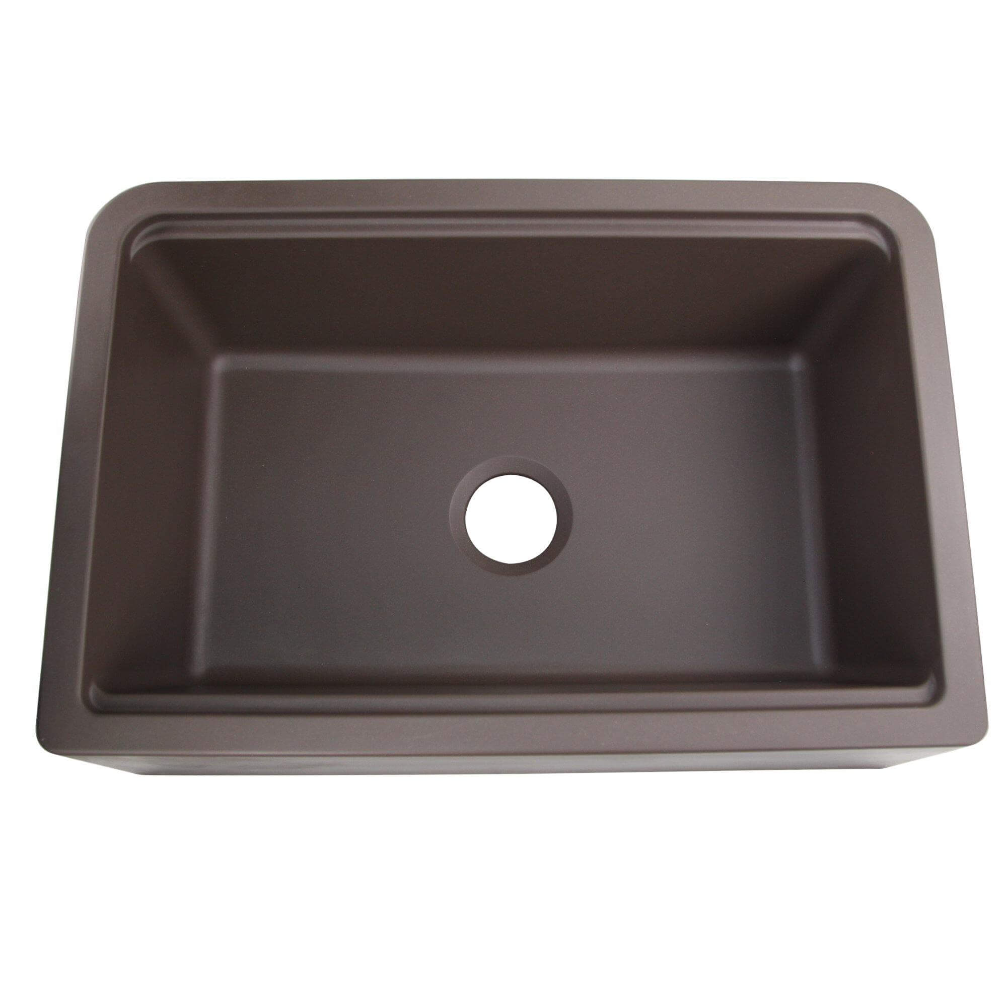 Alternate Image for Nantucket Sinks Rockport 30" Granite Composite Workstation Farmhouse Sink with Accessories, Brown, PR3020-APS-BR