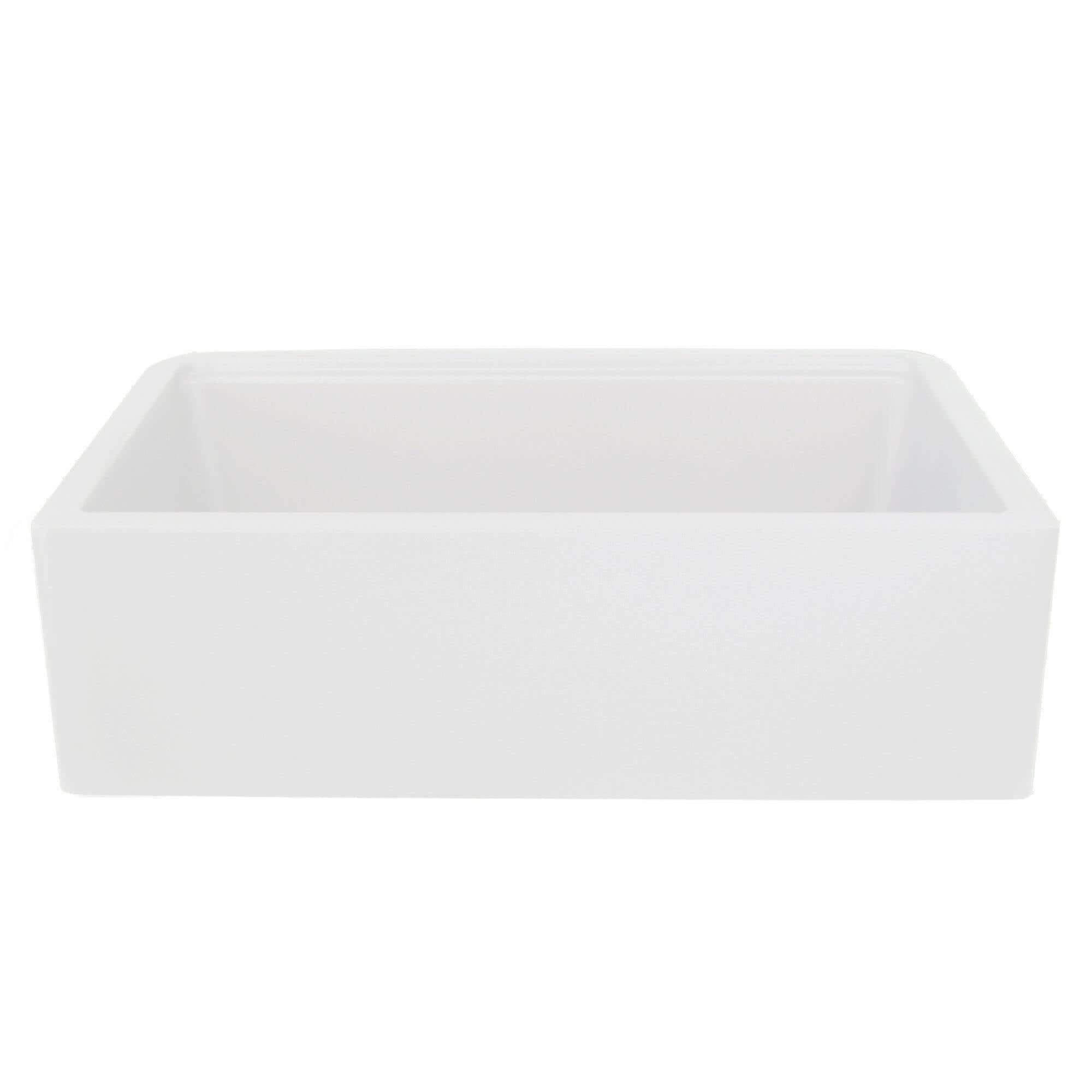 Alternate Image for Nantucket Sinks Rockport 33" Granite Composite Workstation Farmhouse Sink with Accessories, White, PR3320-APS-W