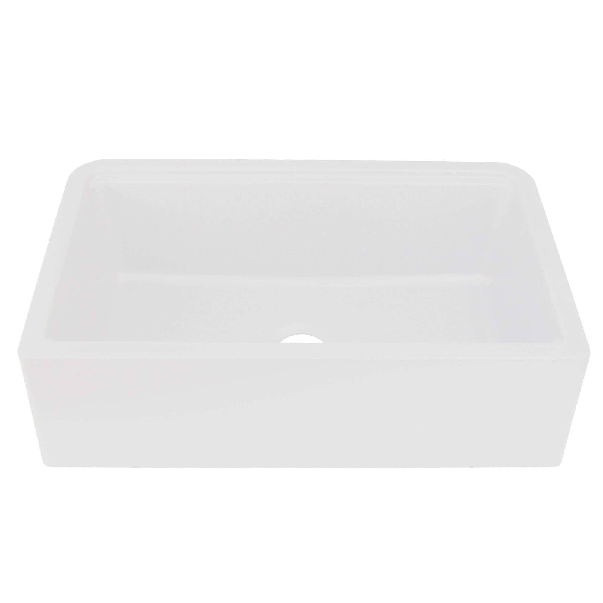 Alternate Image for Nantucket Sinks Rockport 33" Granite Composite Workstation Farmhouse Sink with Accessories, White, PR3320-APS-W