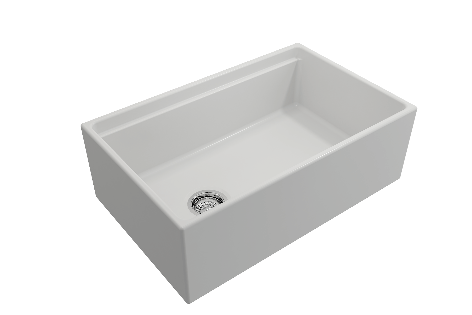 Alternate Image for BOCCHI Contempo 30" Fireclay Workstation Farmhouse Sink with Accessories, Matte White, 1344-002-0120