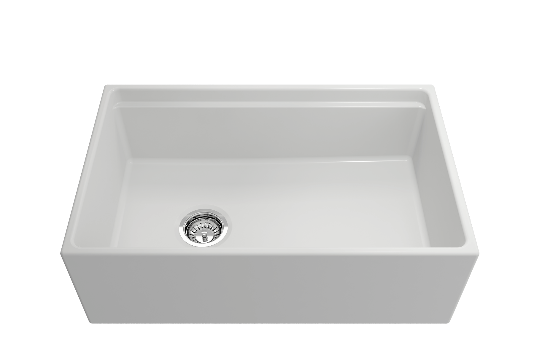 Alternate Image for BOCCHI Contempo 30" Fireclay Workstation Farmhouse Sink with Accessories, Matte White, 1344-002-0120