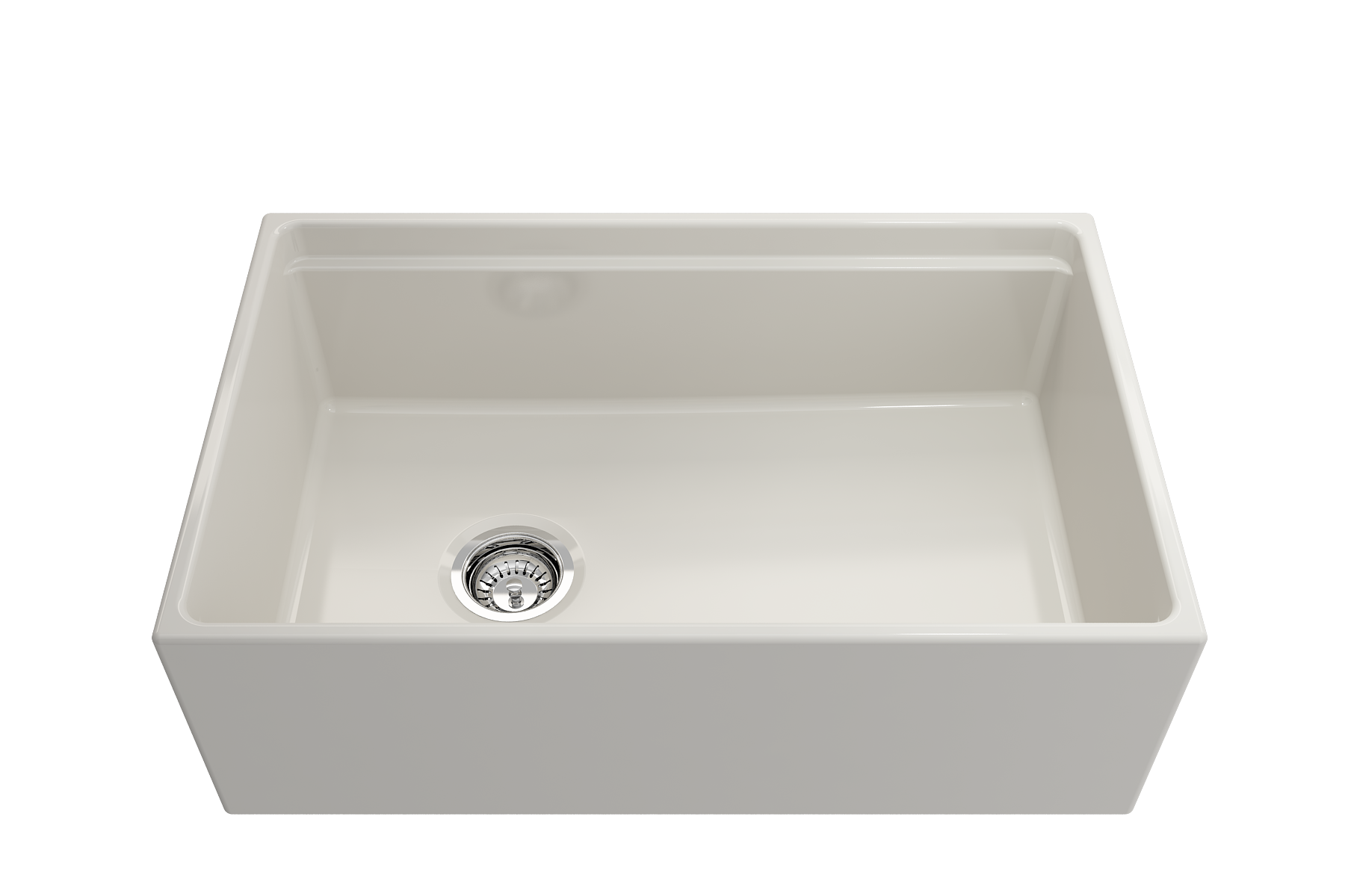 Alternate Image for BOCCHI Contempo 30" Fireclay Workstation Farmhouse Sink with Accessories, Biscuit, 1344-014-0120