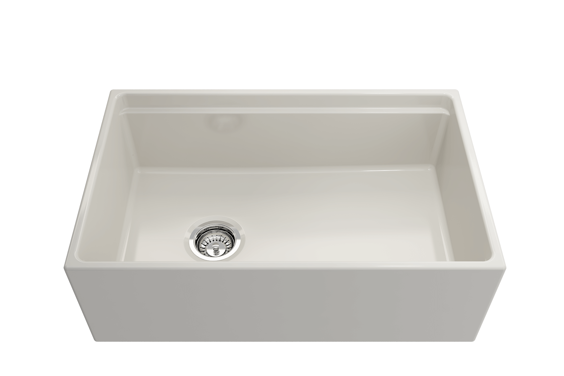 Alternate Image for BOCCHI Contempo 30" Fireclay Workstation Farmhouse Sink with Accessories, Biscuit, 1344-014-0120