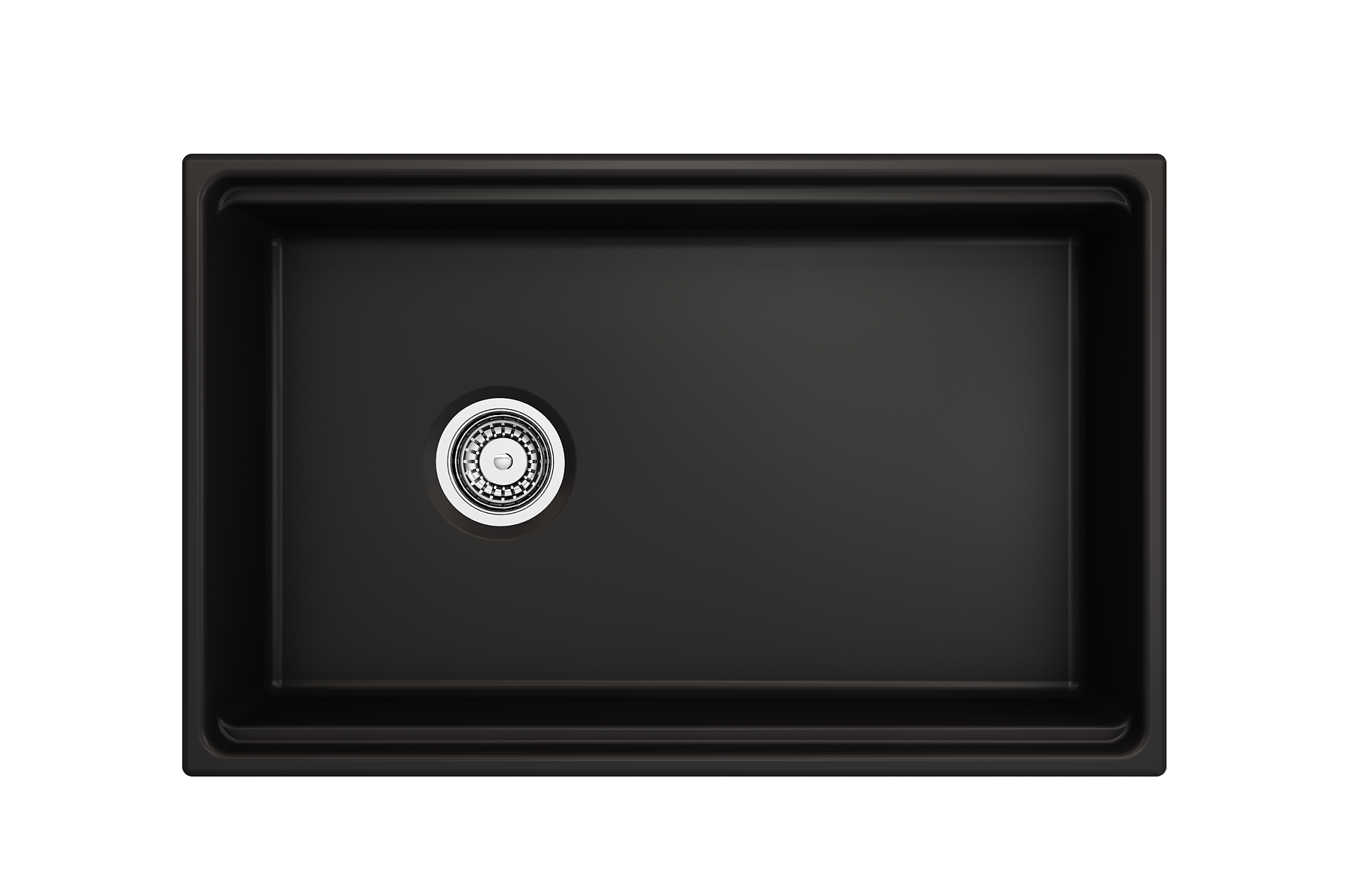 Alternate Image for BOCCHI Contempo 30" Fireclay Workstation Farmhouse Sink with Accessories, Matte Black, 1344-004-0120