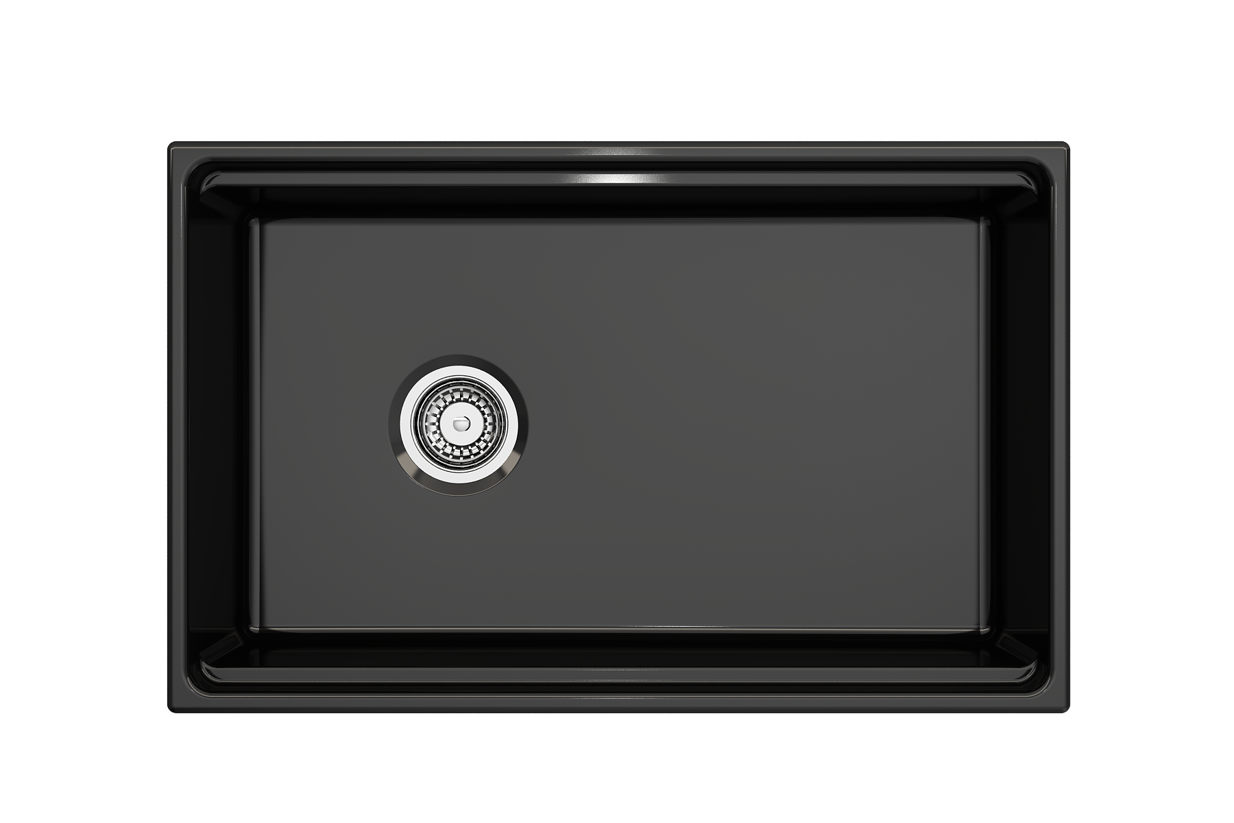 Alternate Image for BOCCHI Contempo 30" Fireclay Workstation Farmhouse Sink with Accessories, Black, 1344-005-0120