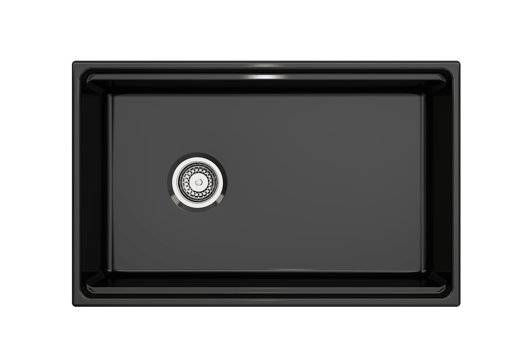 Alternate Image for BOCCHI Contempo 30" Fireclay Workstation Farmhouse Sink with Accessories, Black, 1344-005-0120