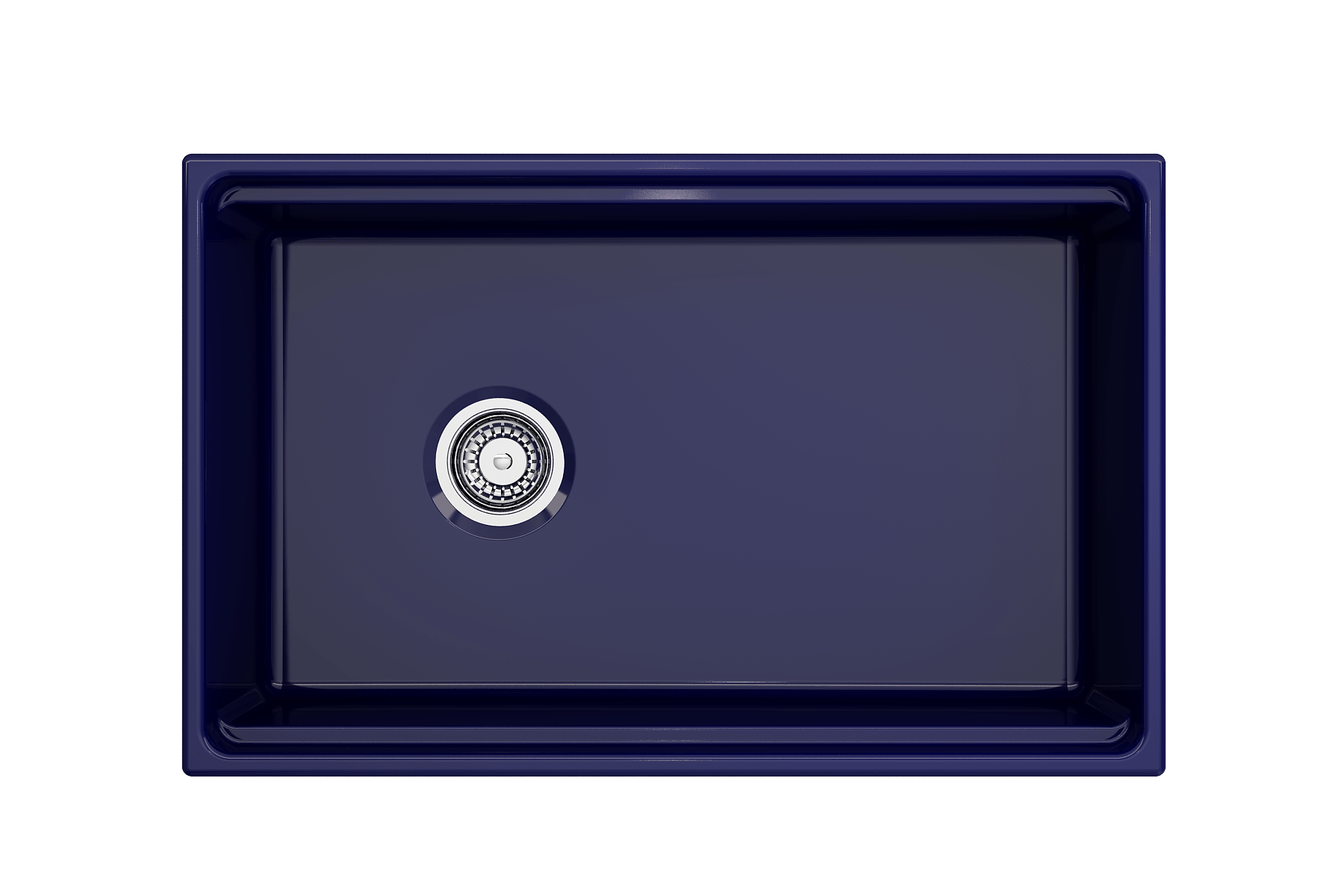 Alternate Image for BOCCHI Contempo 30" Fireclay Workstation Farmhouse Sink with Accessories, Sapphire Blue, 1344-010-0120