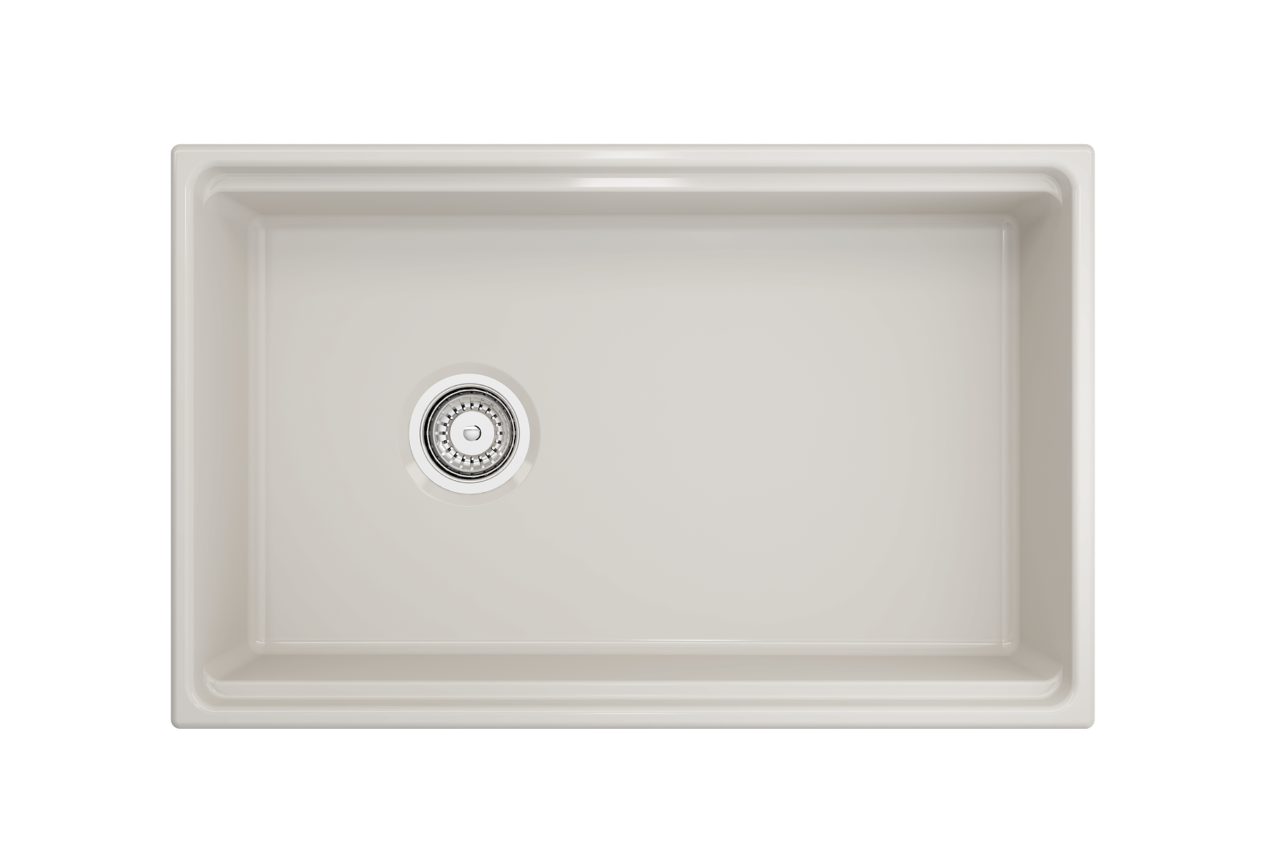 Alternate Image for BOCCHI Contempo 30" Fireclay Workstation Farmhouse Sink with Accessories, Biscuit, 1344-014-0120