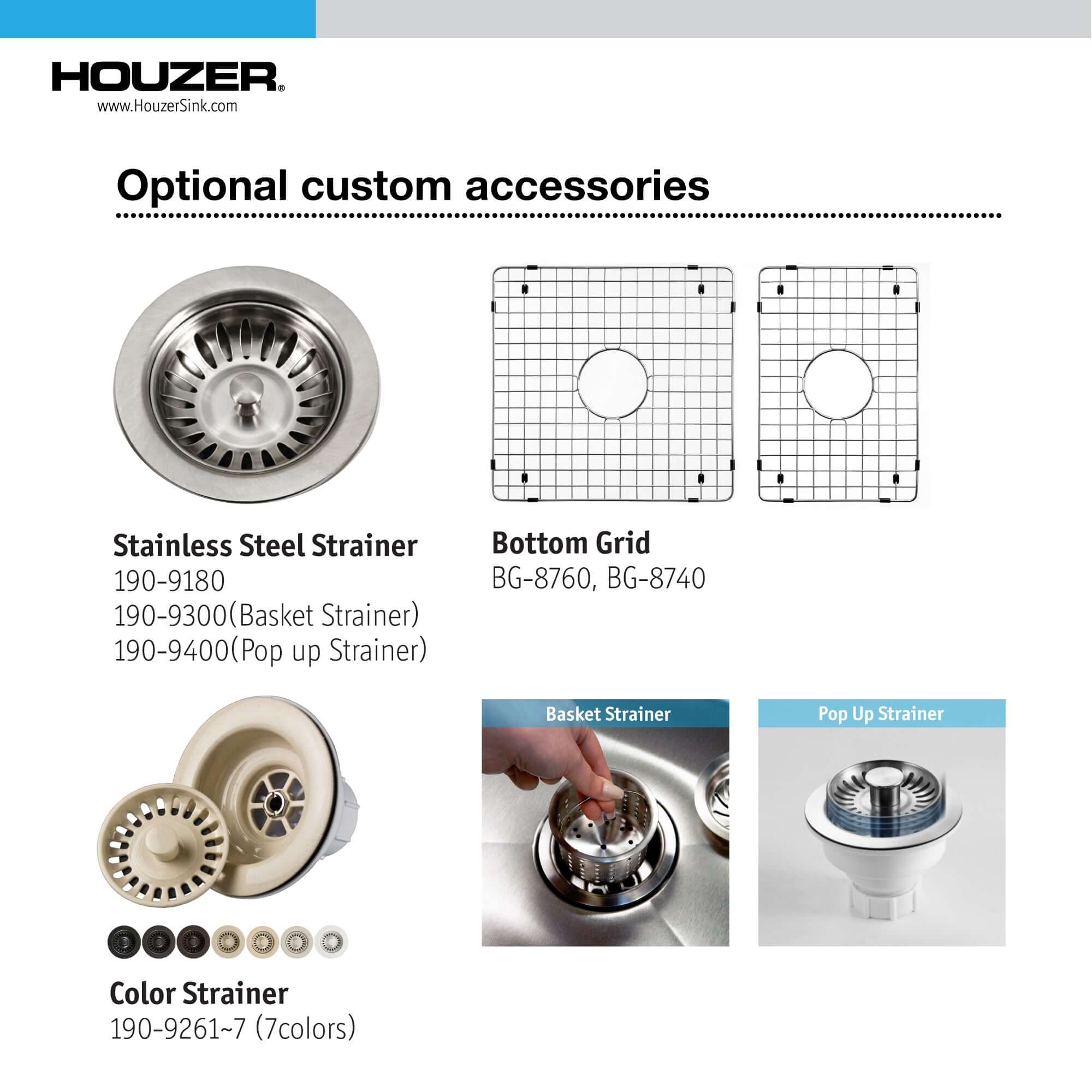 Alternate Image for Houzer Platus 33" Fireclay Farmhouse Sink, 60/40 Double Bowl, Gray, PTD-6040 GR