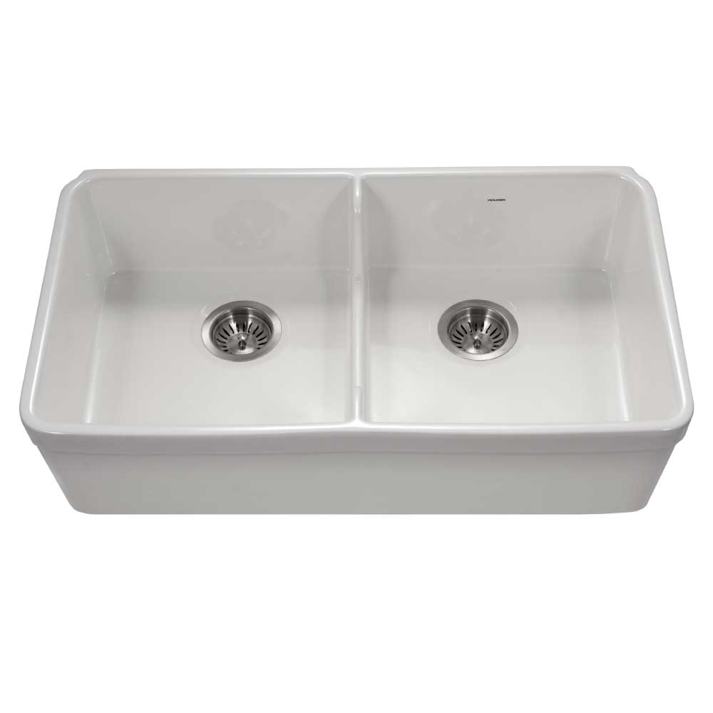 34 L x 21 W 70/30 Double Bowl Undermount Kitchen Sink Low Divider with  Grid