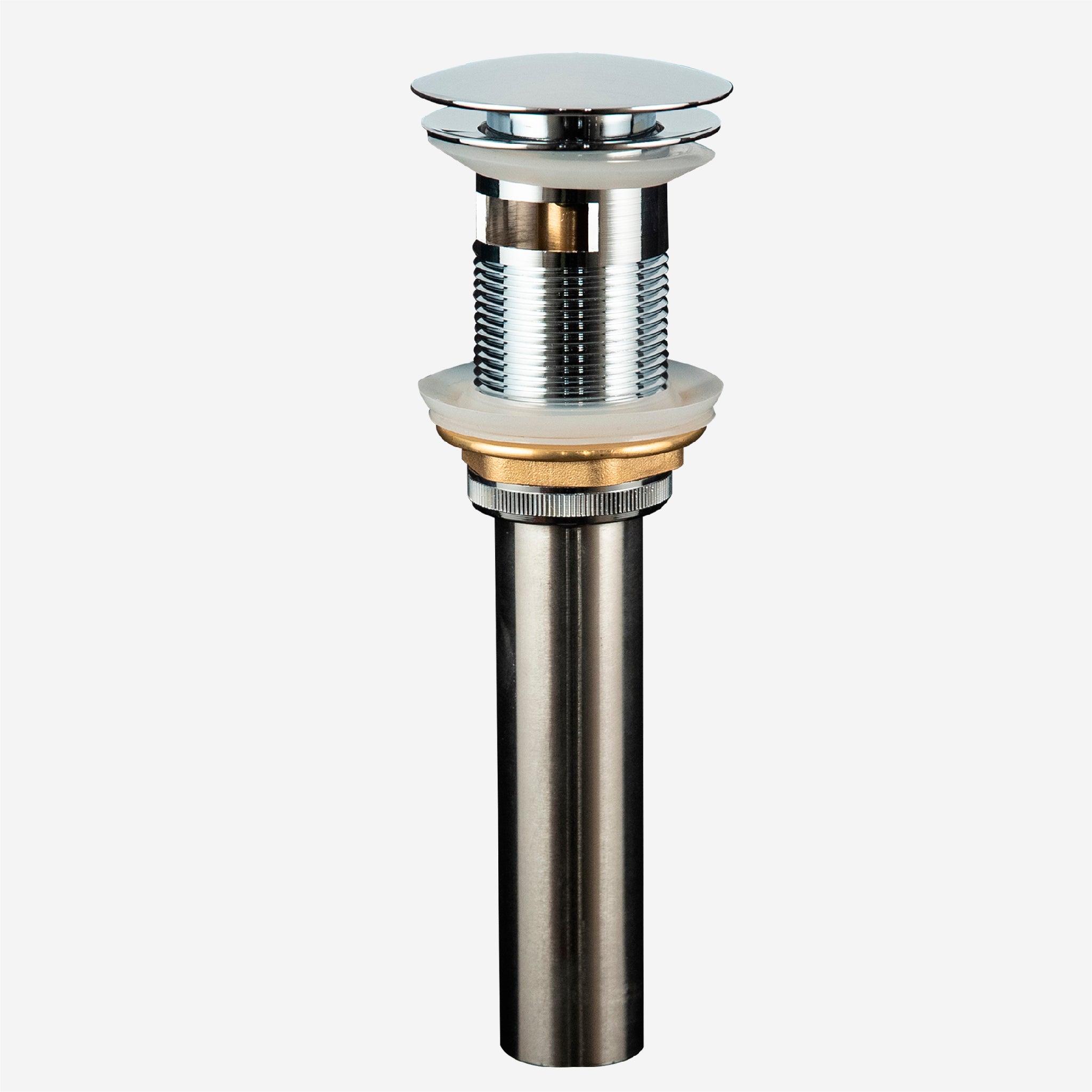 Alternate Image for Karran Lead-free Brass Pop-Up Vanity Bowl Drain, Chrome, PUOF25C