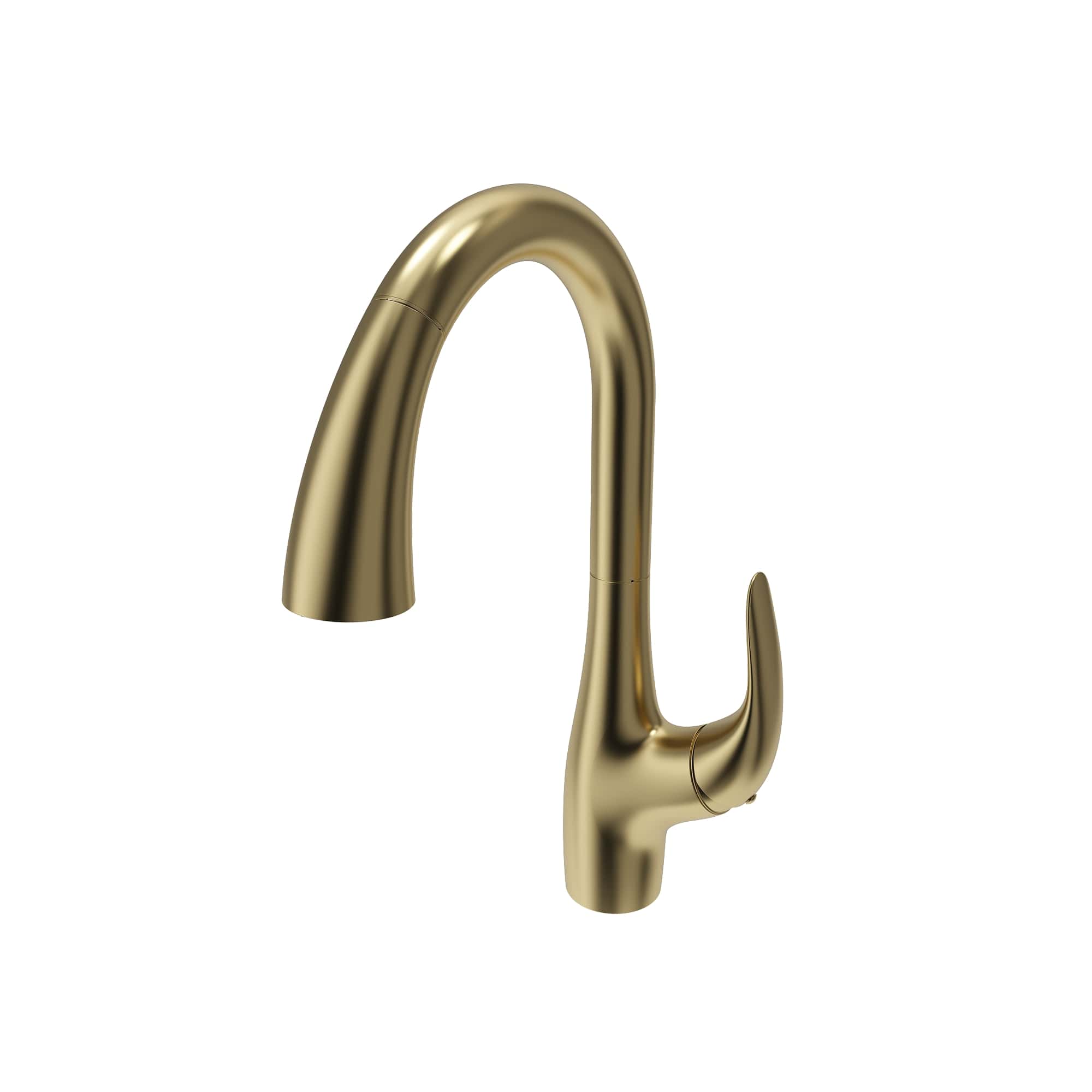 Alternate Image for BOCCHI Pagano 1.75 GPM Brass Kitchen Faucet, Transitional, Brushed Gold, 2024 0001 BG