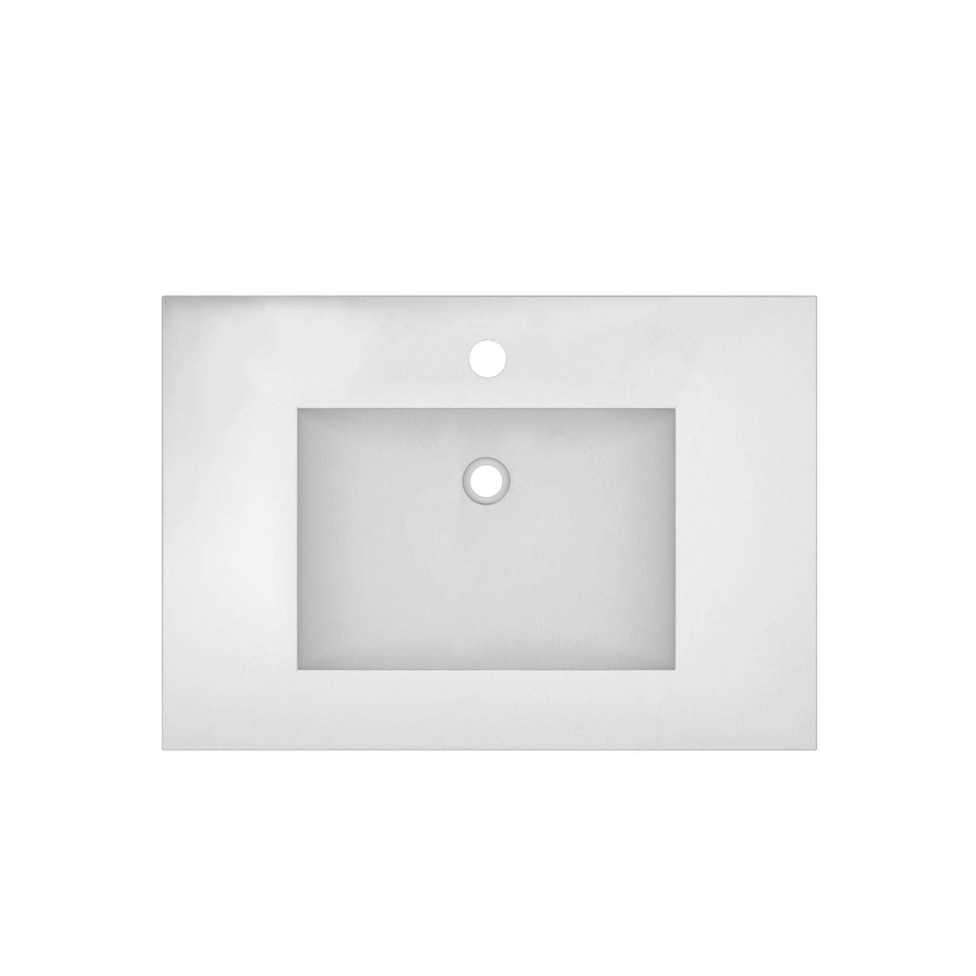 Native Trails 30" NativeStone Palomar Vanity Top with Integral Sink in Pearl - Single Faucet Cutout, NSVNT30-P1