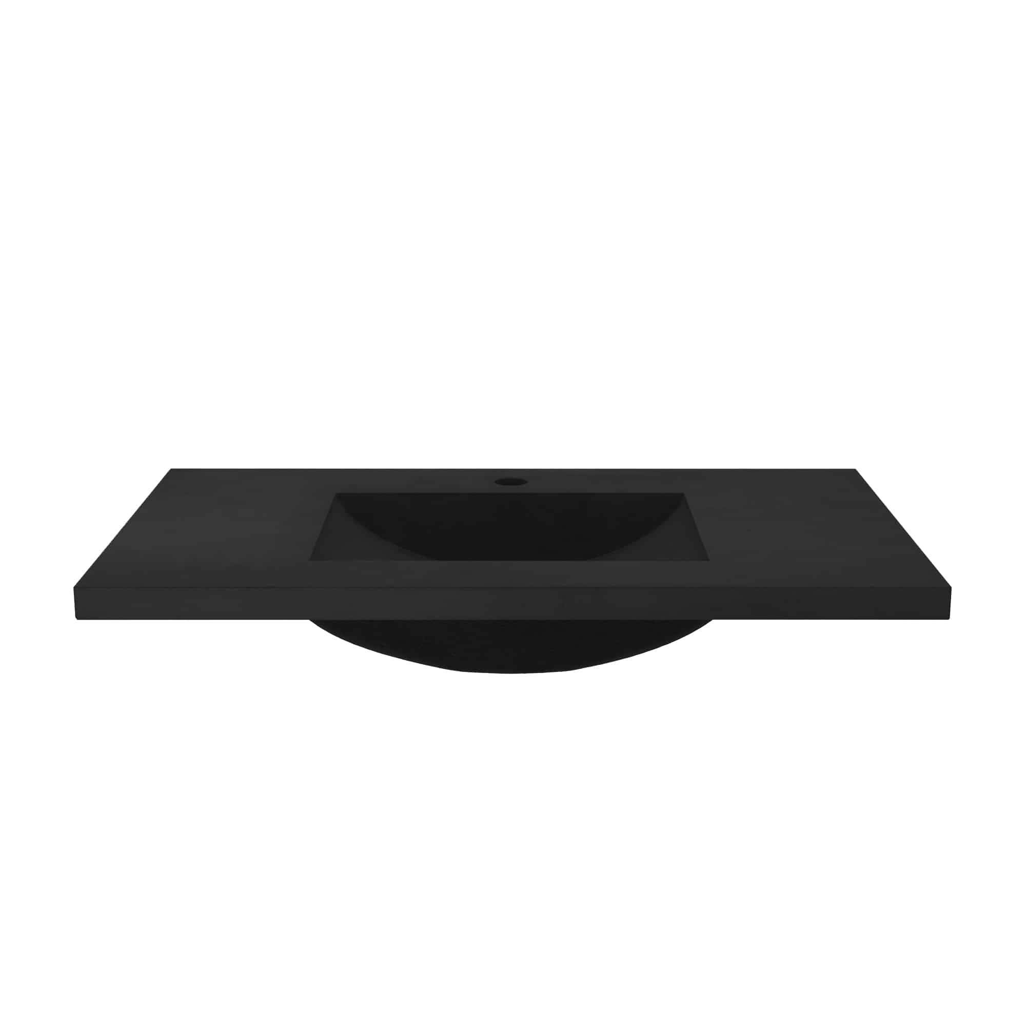 Native Trails 36" Palomar ADA Vanity Top with Integral Sink in Charcoal, Single Faucet Cutout, NSVNT36-C1
